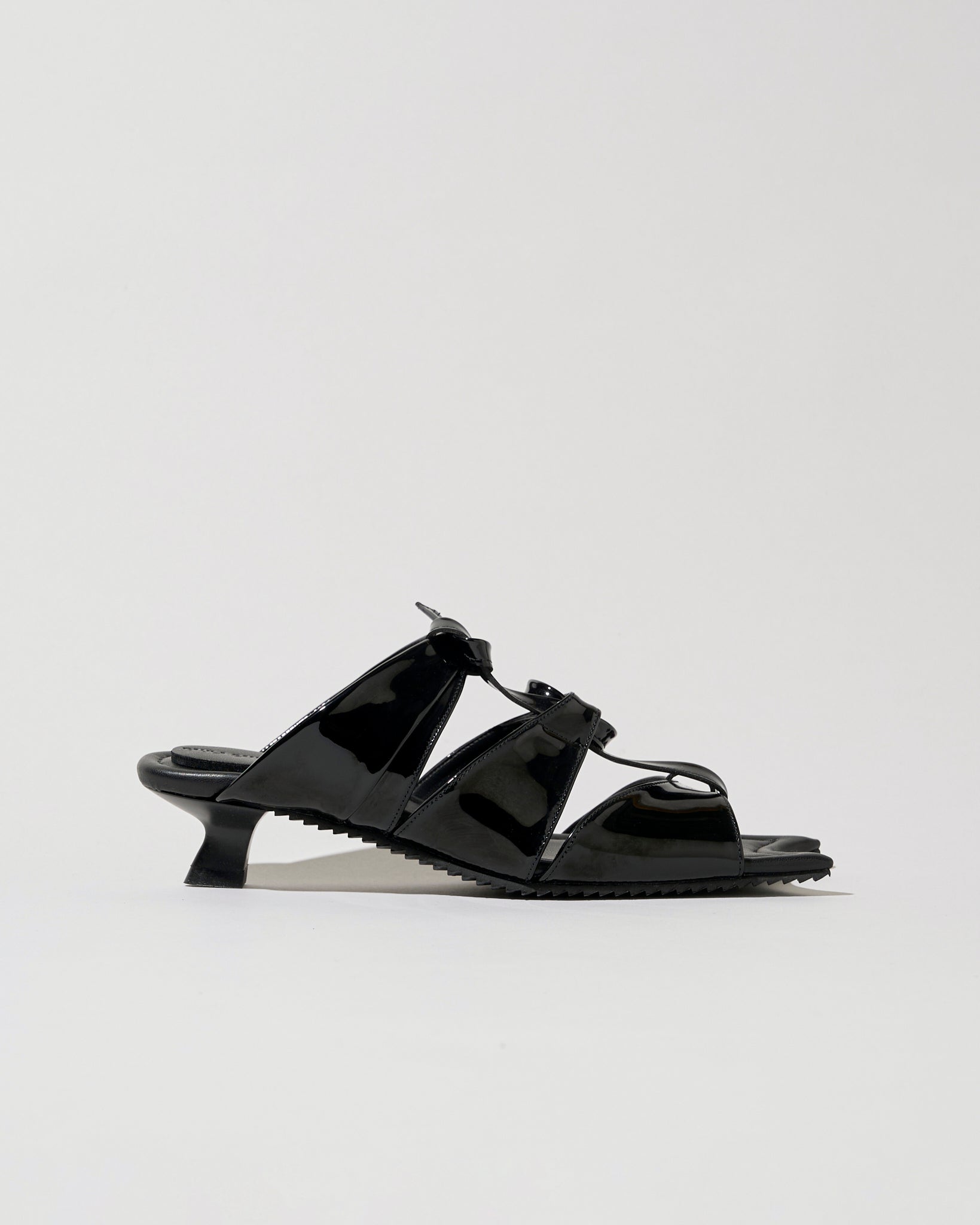 PAULA CANOVAS DEL VAS】/Diablo Twist Sandals(black)