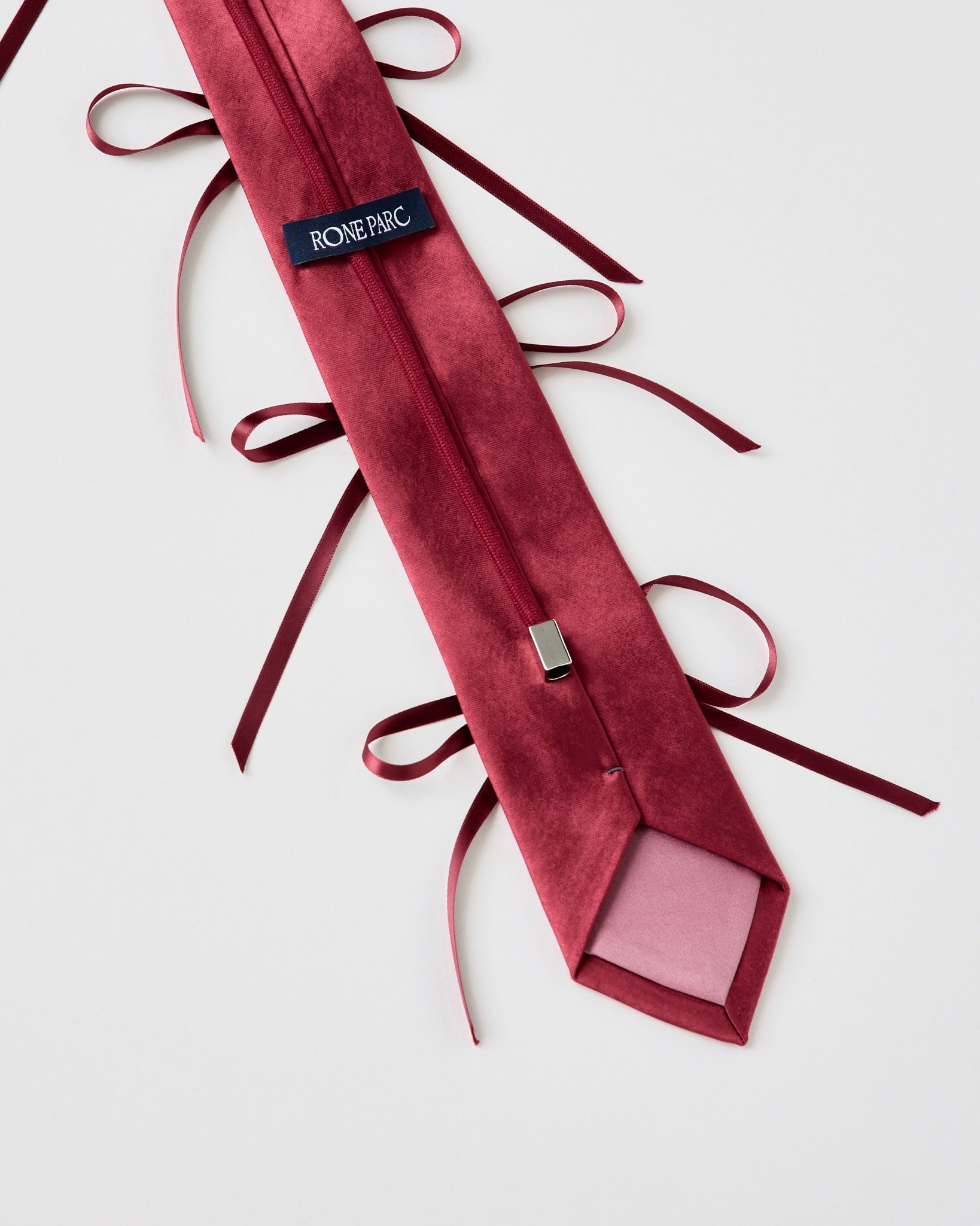 Ribbon rope tie (red)