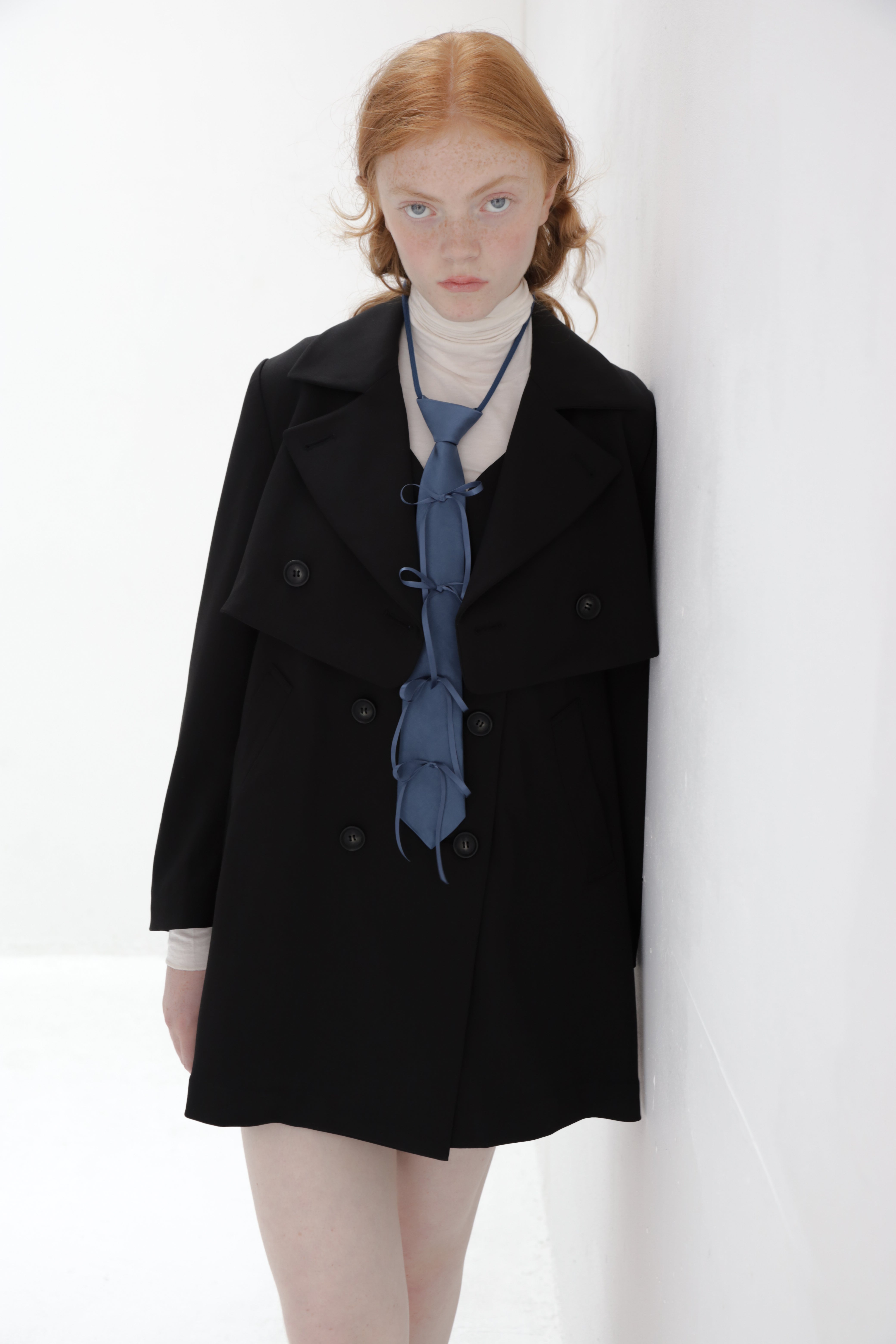 Ribbon rope tie (blue)