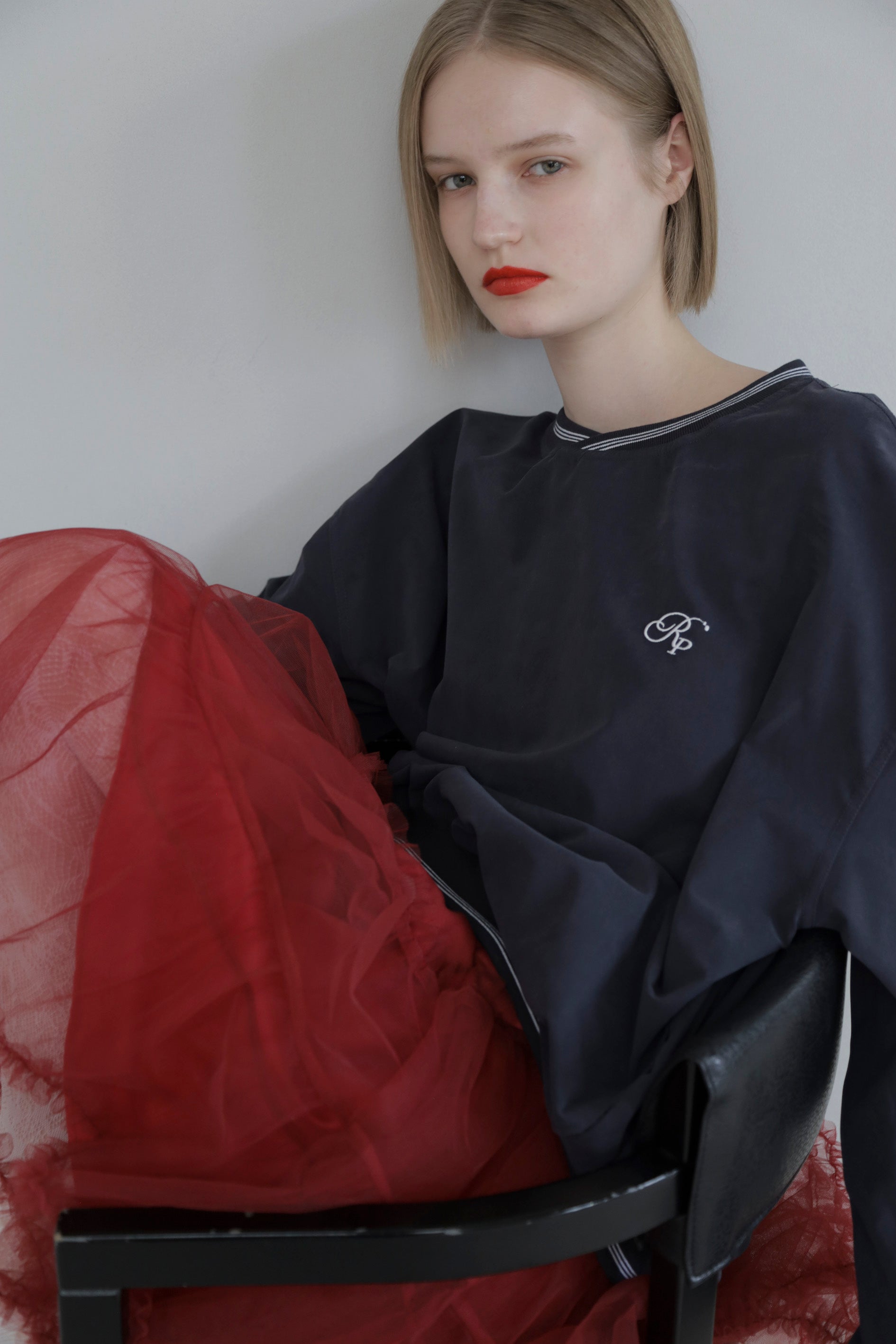 Jersey tutu skirt (red)