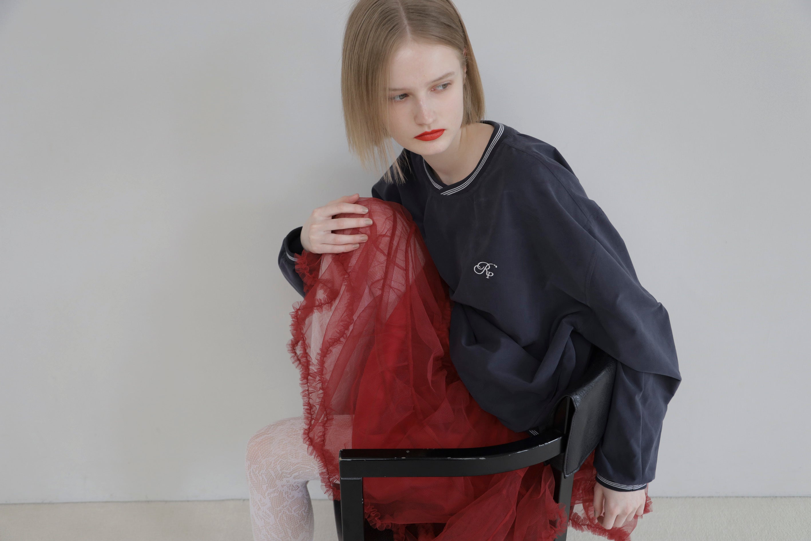 Jersey tutu skirt (red)