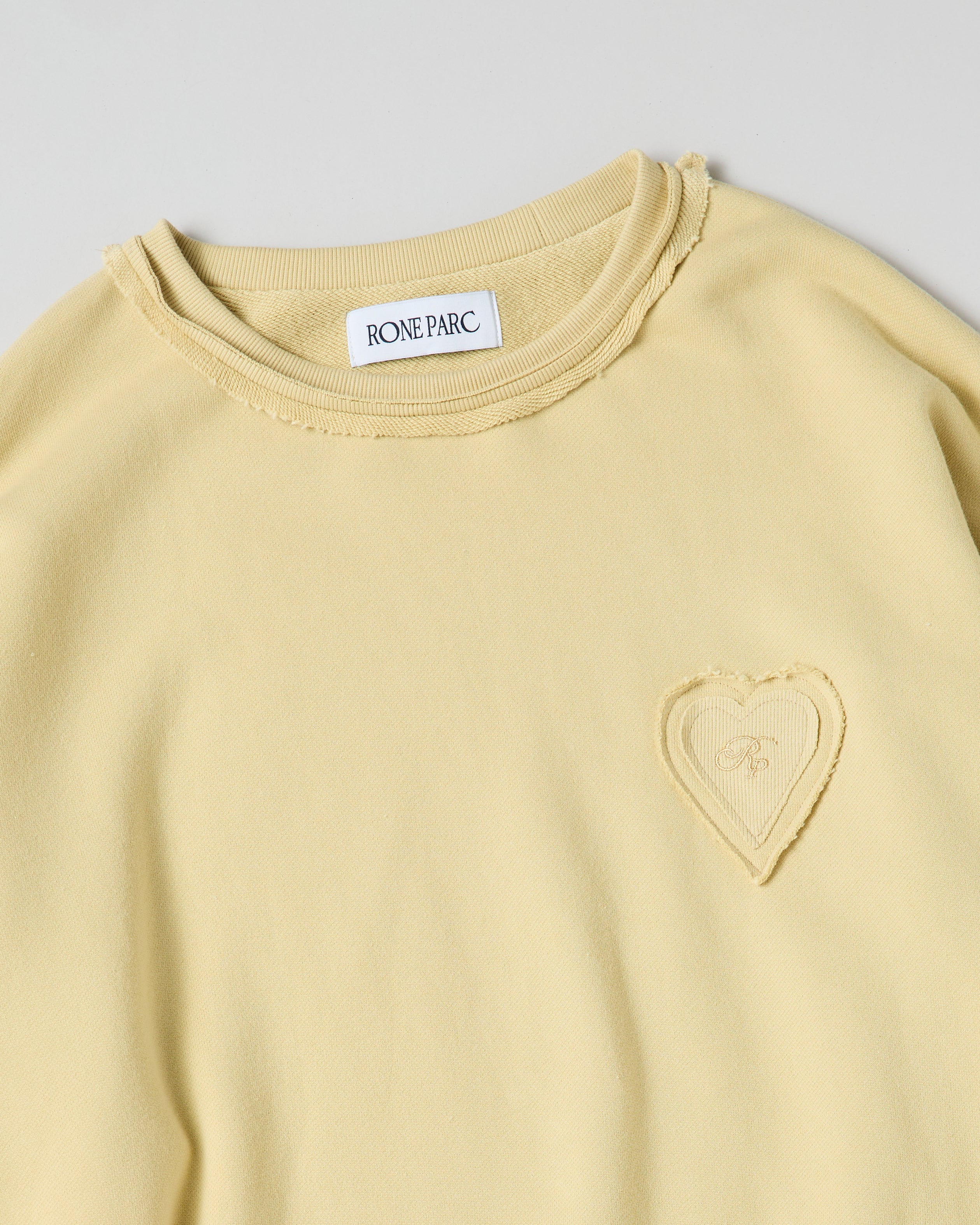 Oversized sweat shirt (butter yellow)
