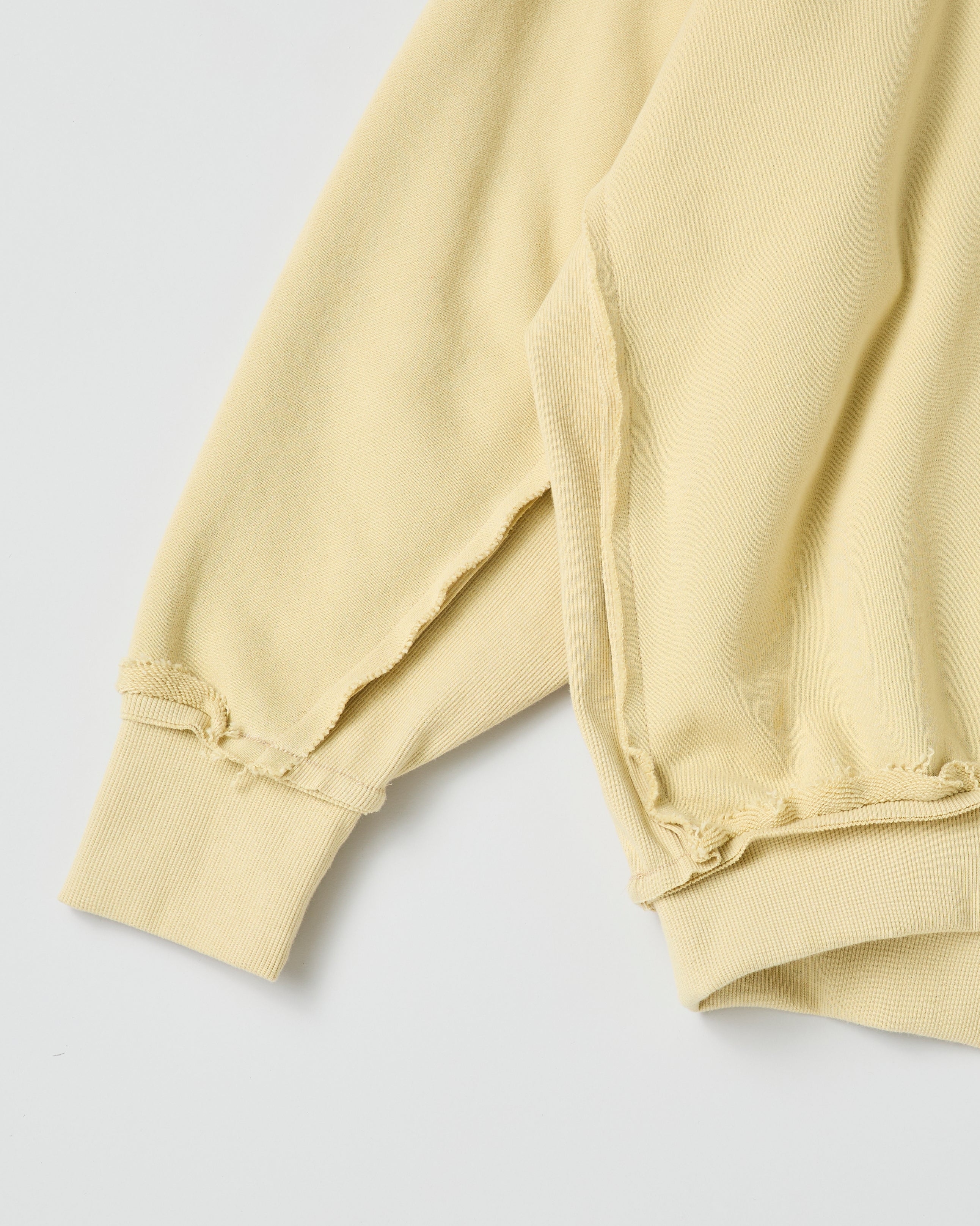 Oversized sweat shirt (butter yellow)