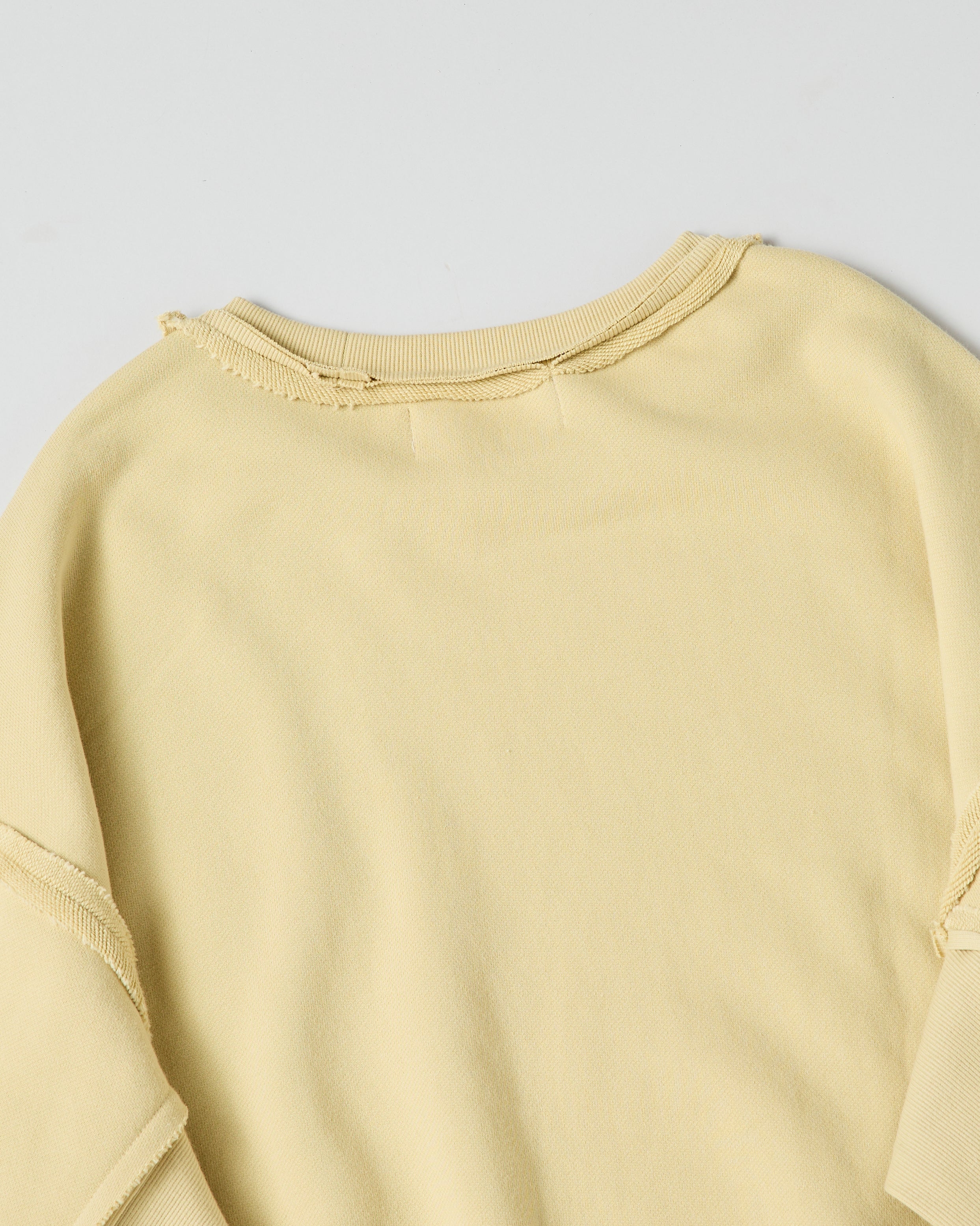 Oversized sweat shirt (butter yellow)