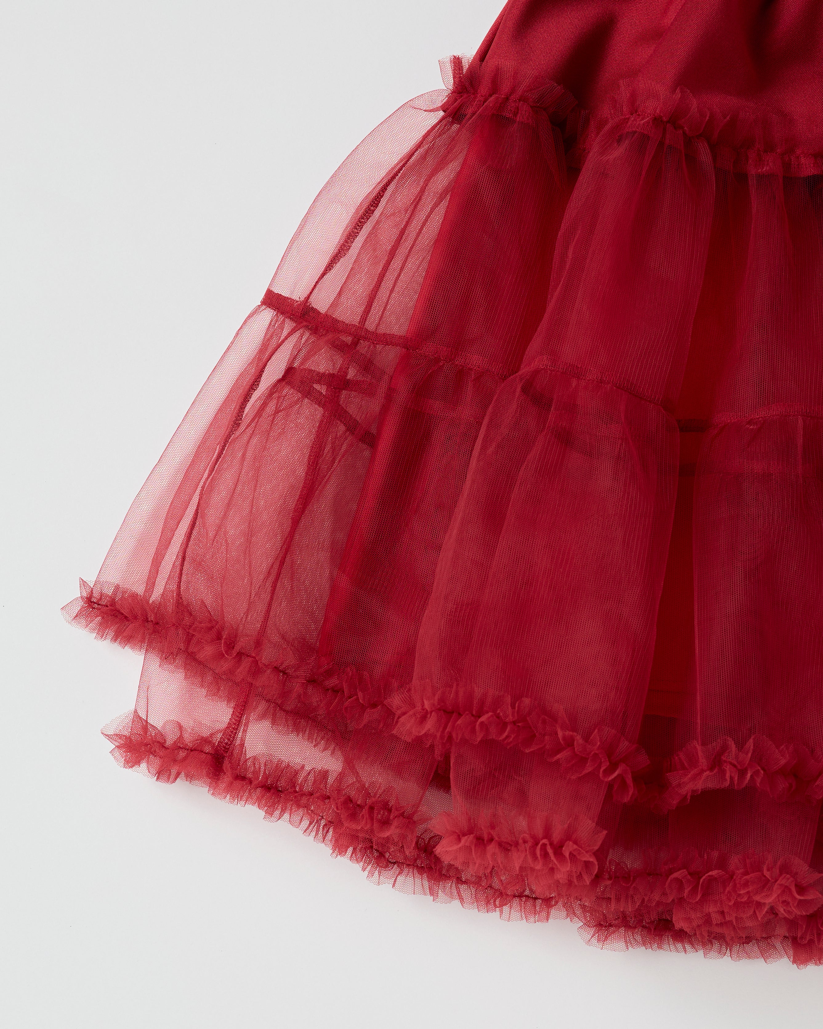 Jersey tutu skirt (red)