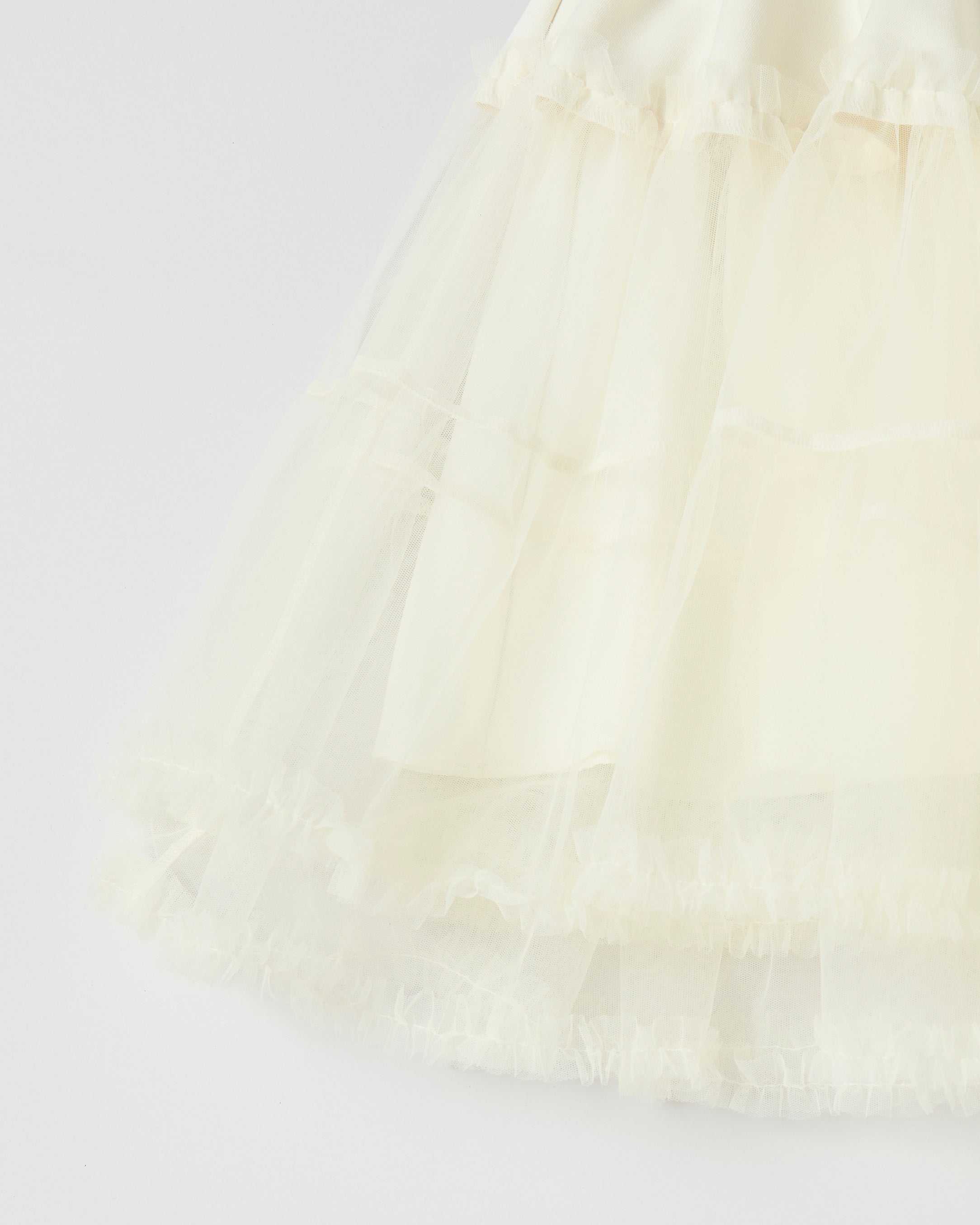 Jersey tutu skirt (off white)