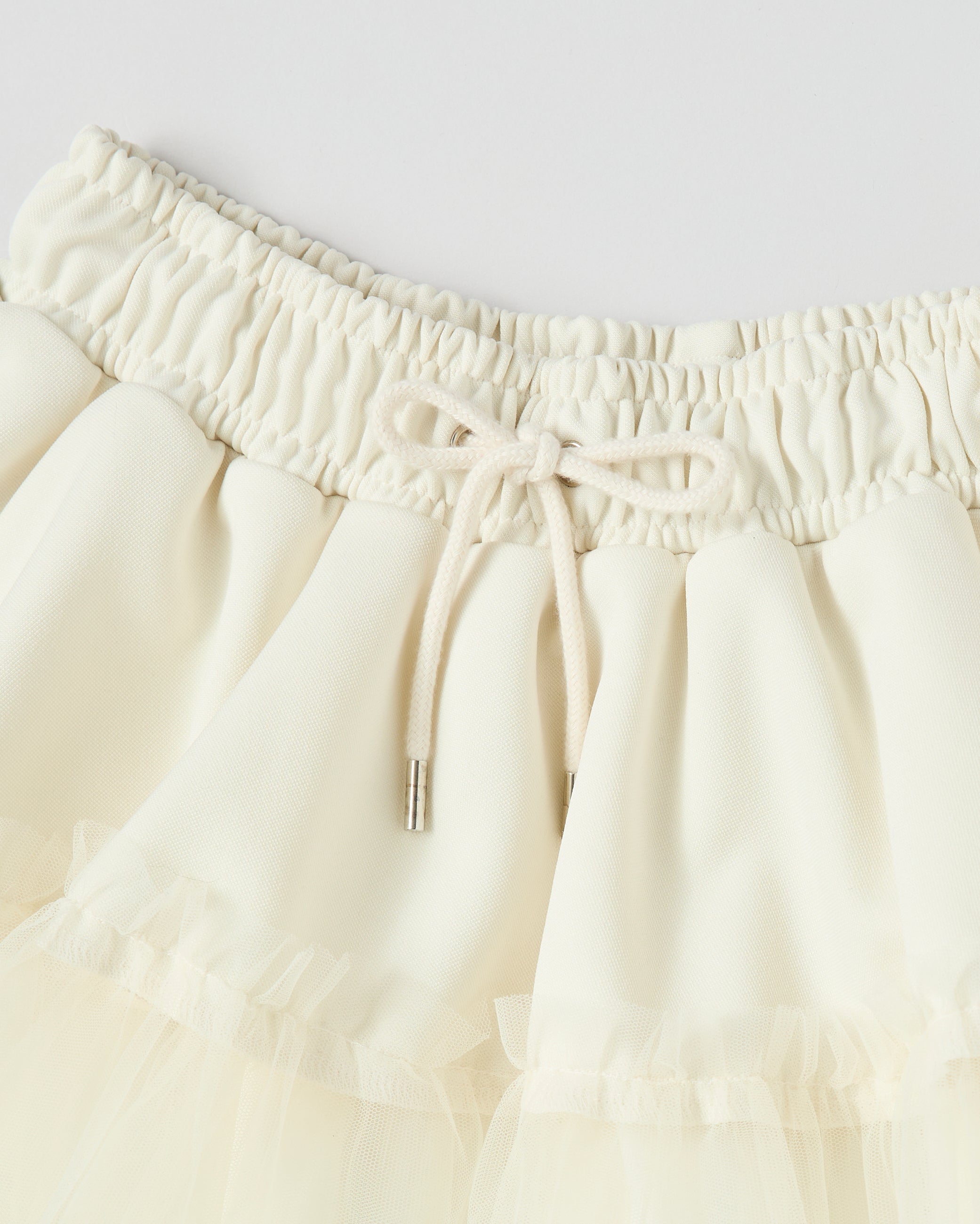 Jersey tutu skirt (off white)