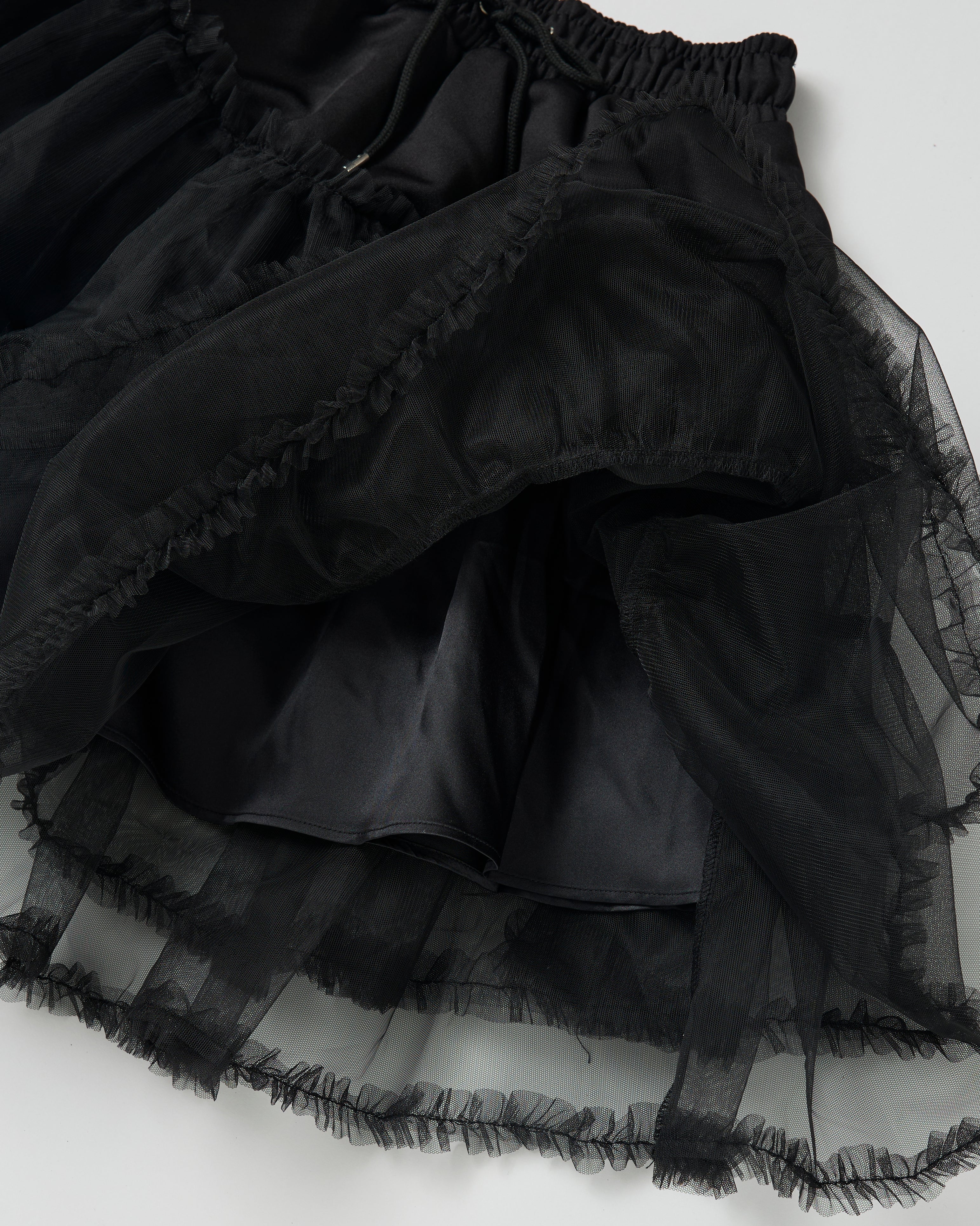 Jersey tutu skirt (black)