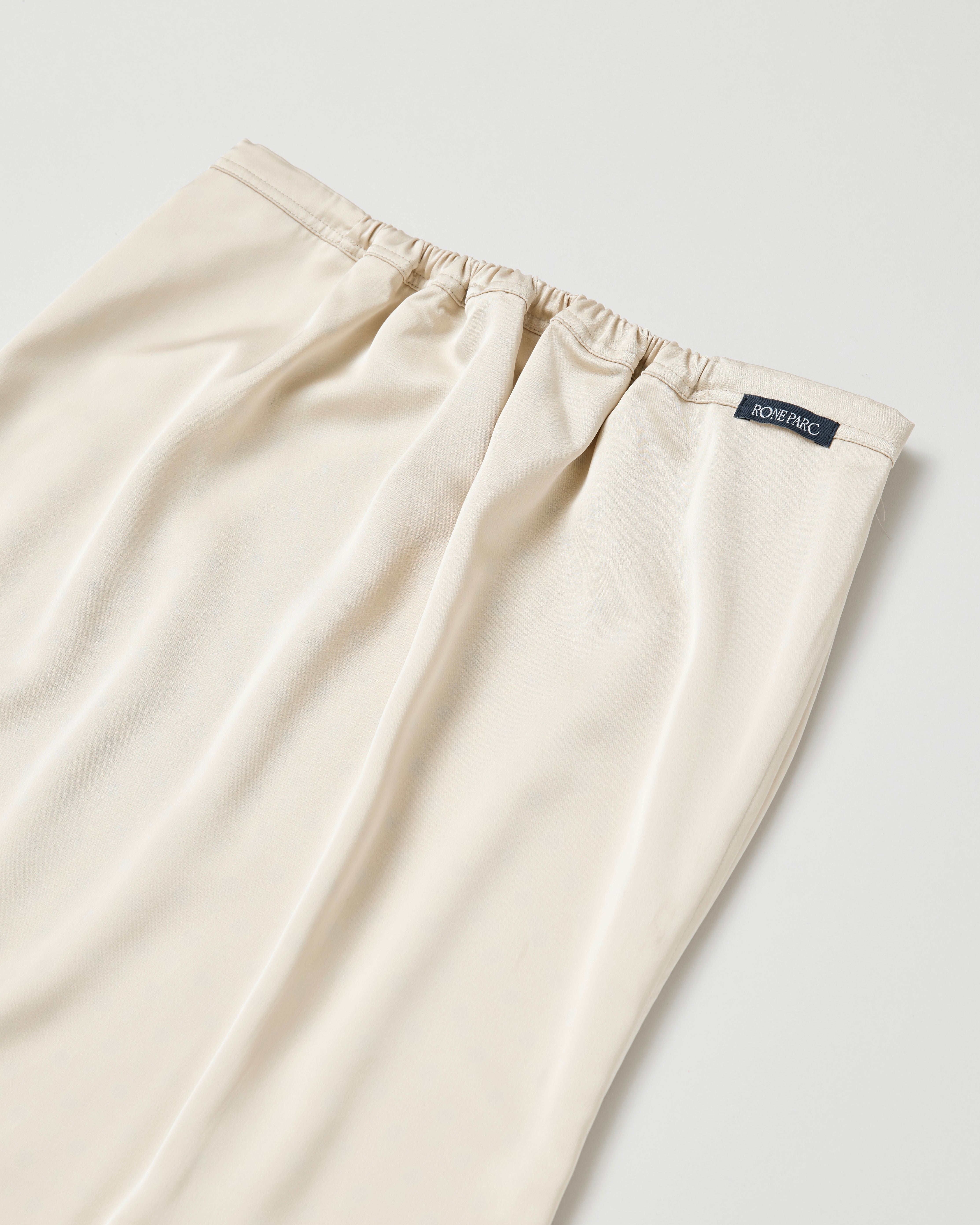 2way dots satin skirt (champagne)