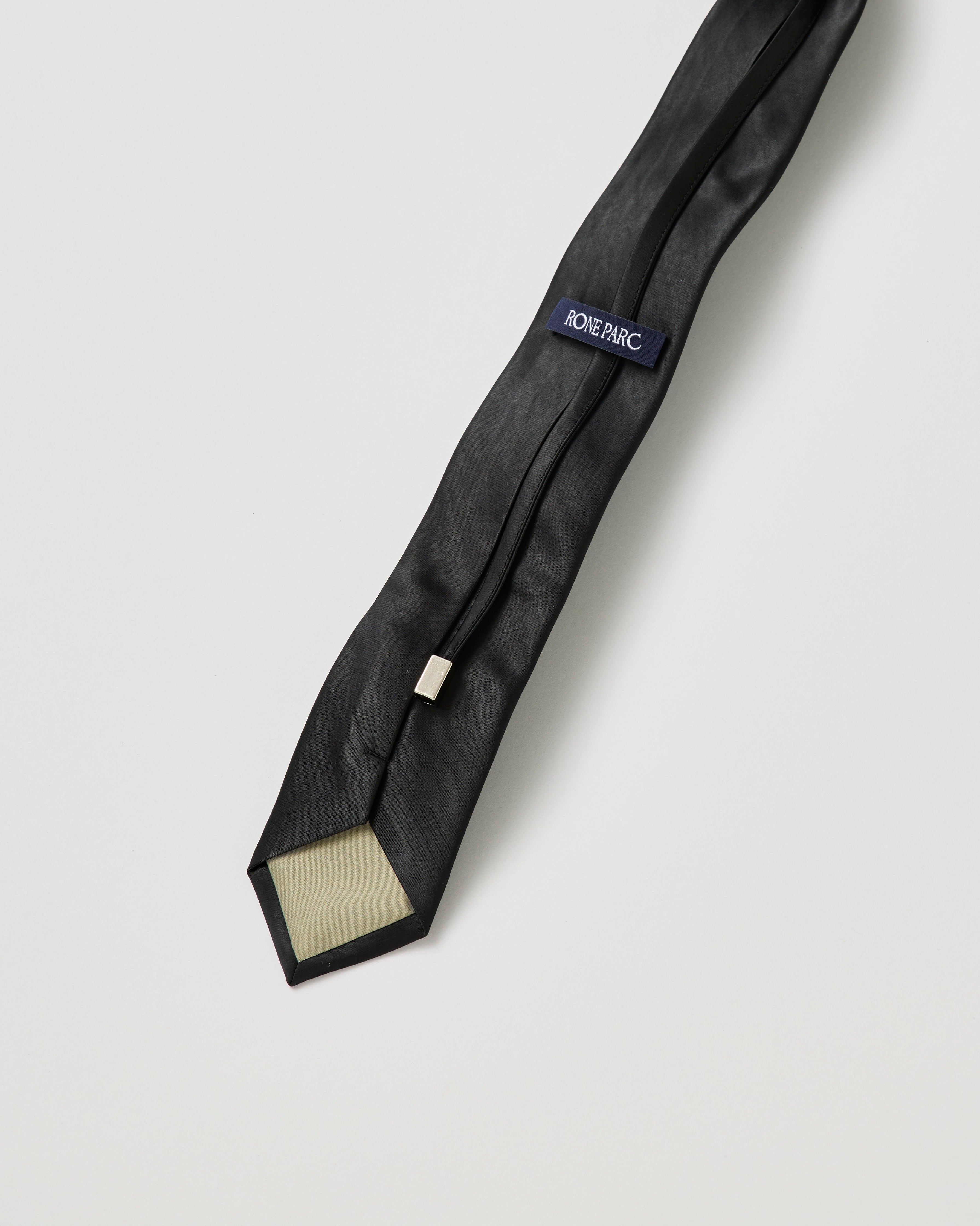 Rose rope tie (black)