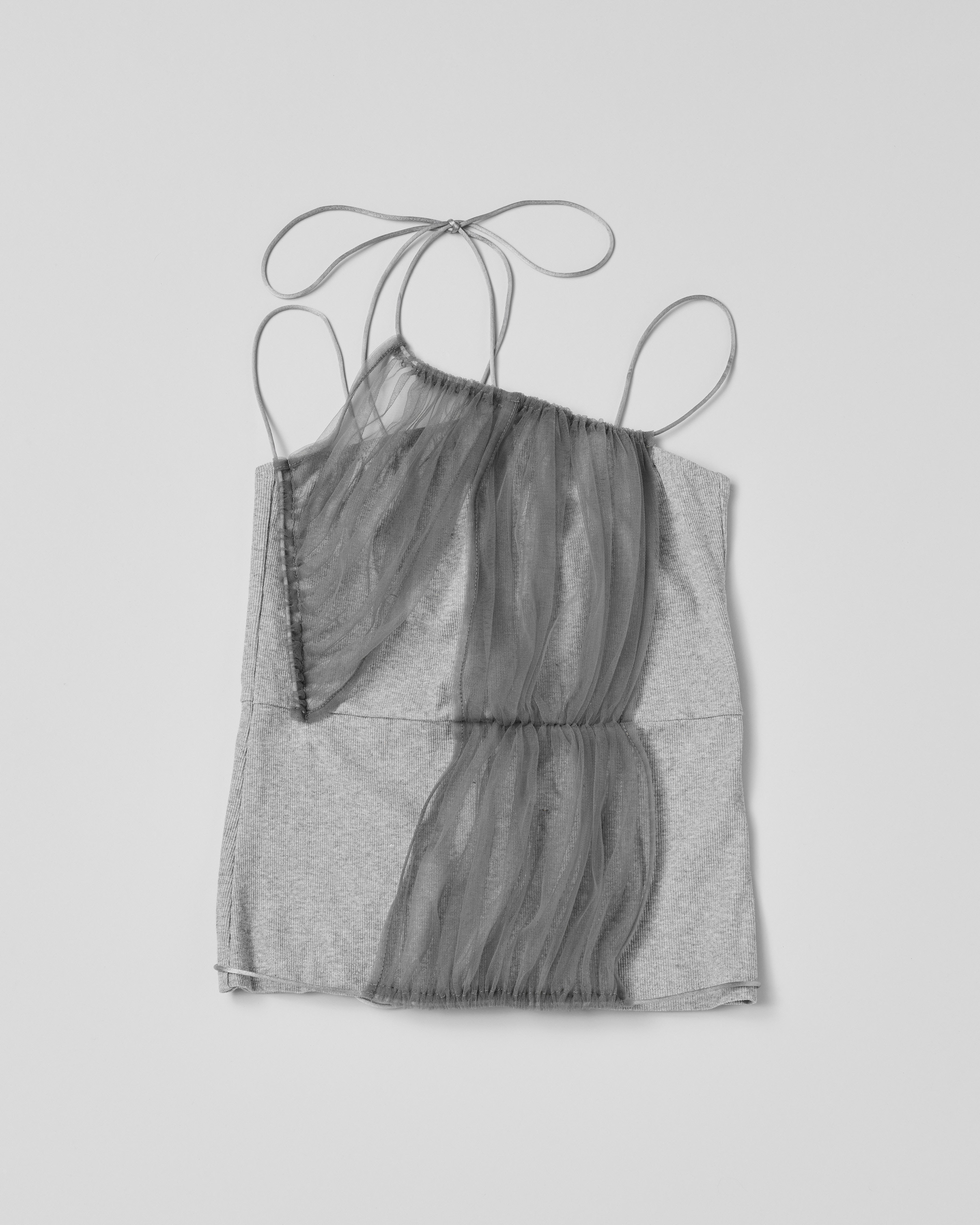 Gather camisole (gray)
