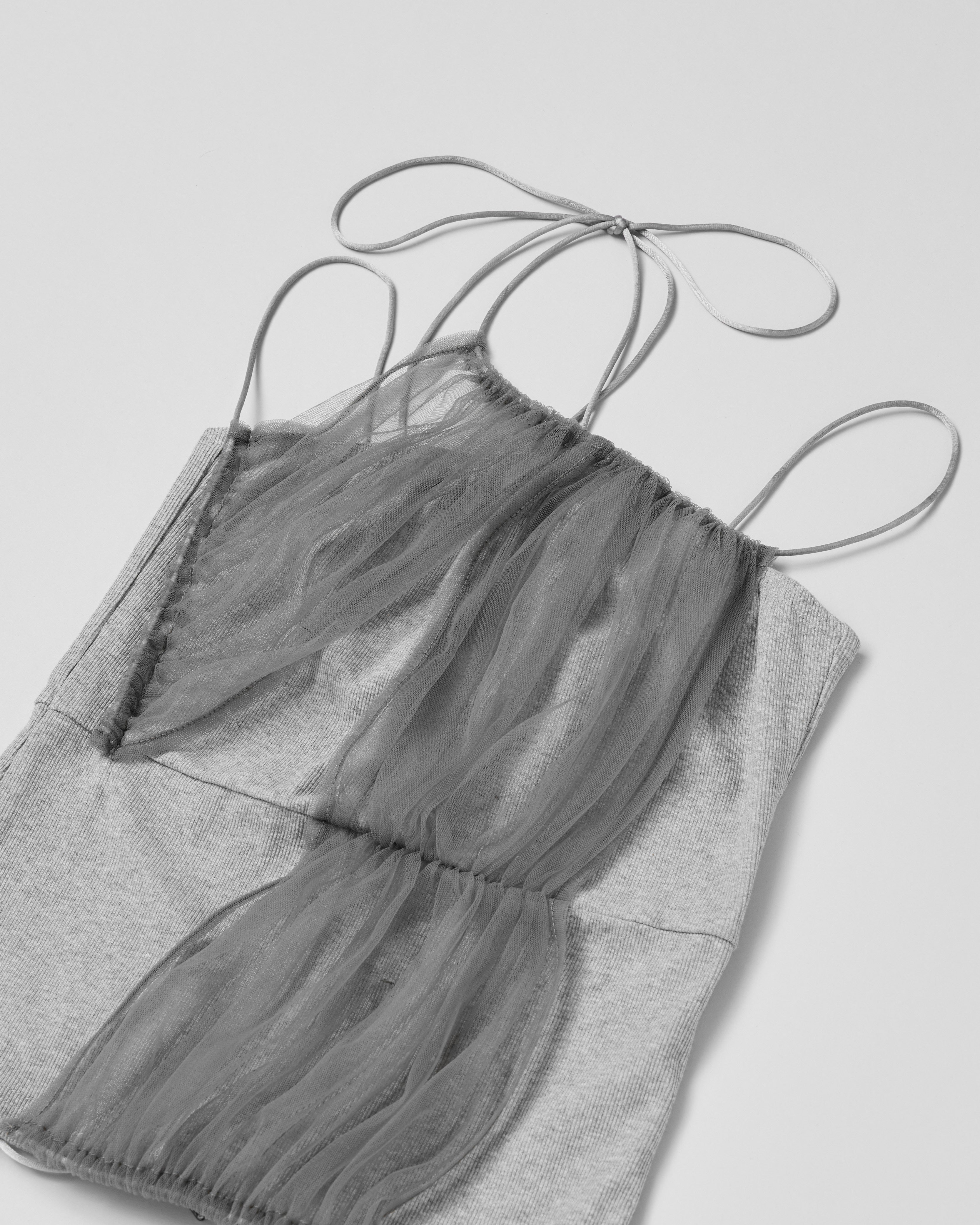 Gather camisole (gray)