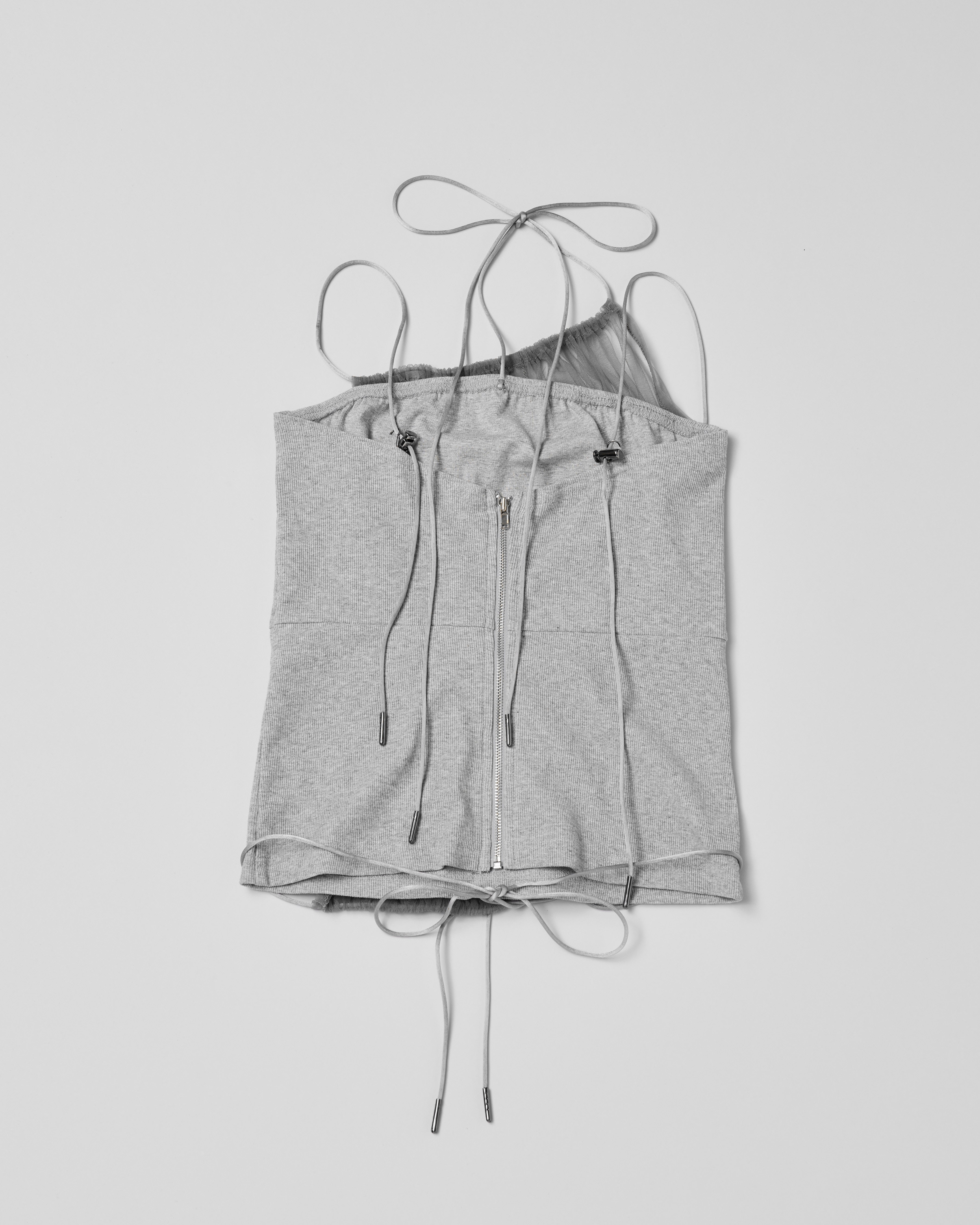 Gather camisole (gray)