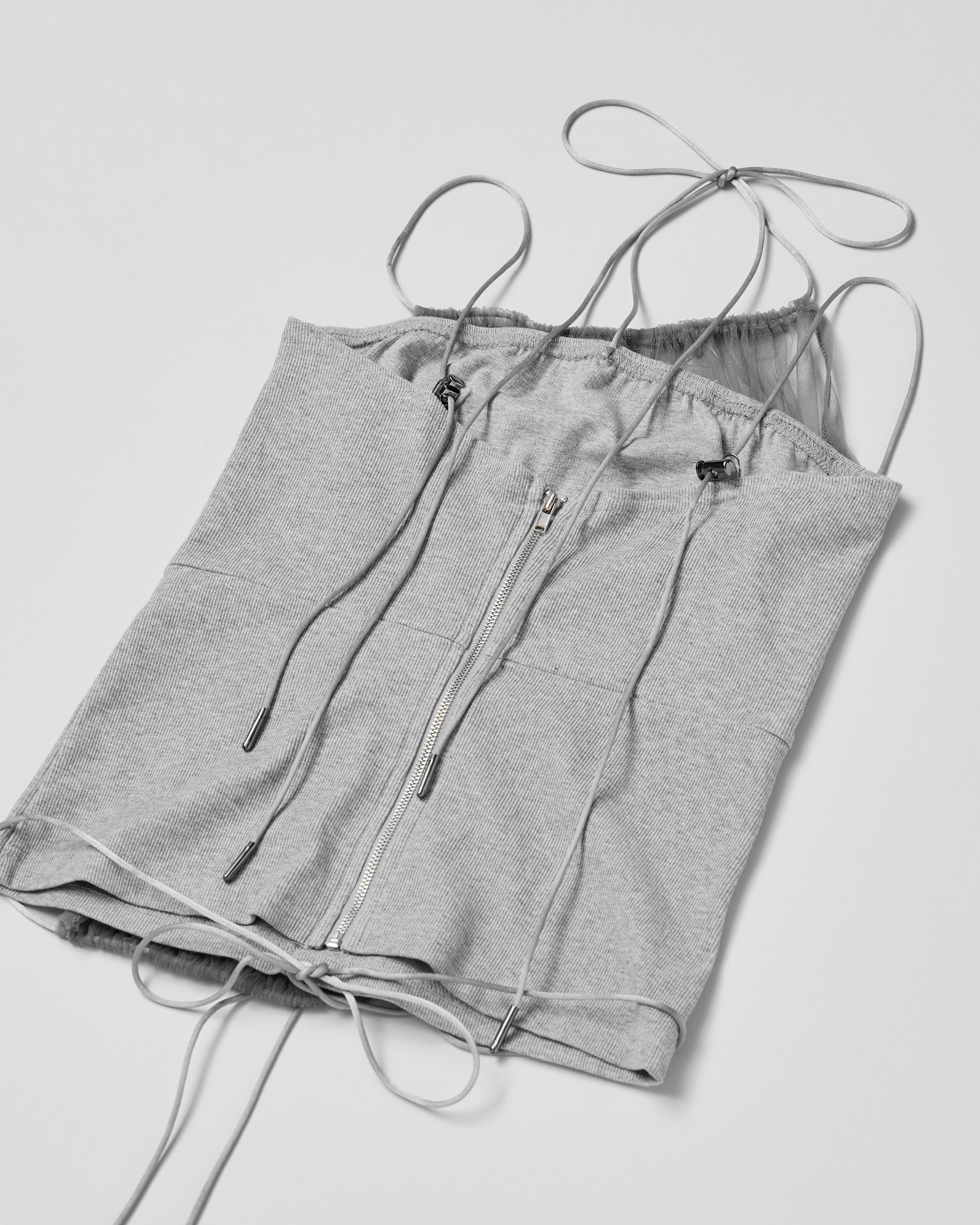 Gather camisole (gray)