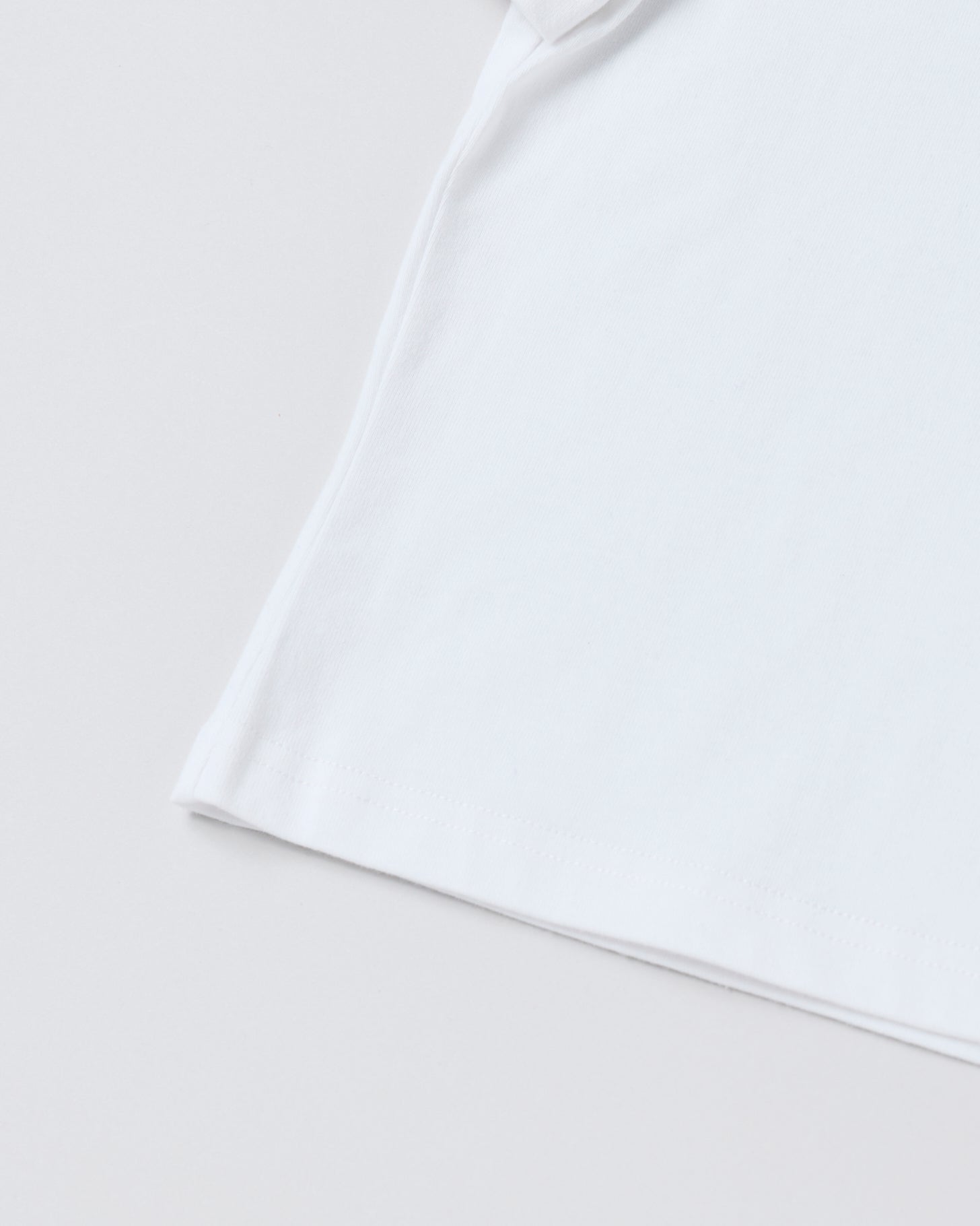 Wave Lace Collar T-Shirt(White)