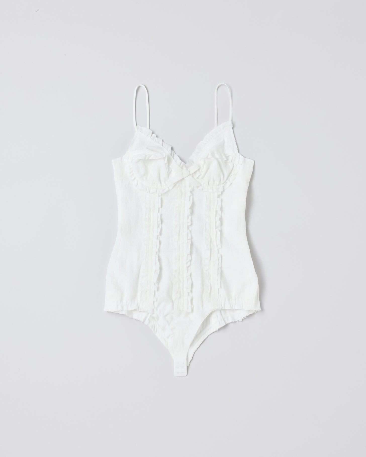 Ruched Bustier Cami Top(White)