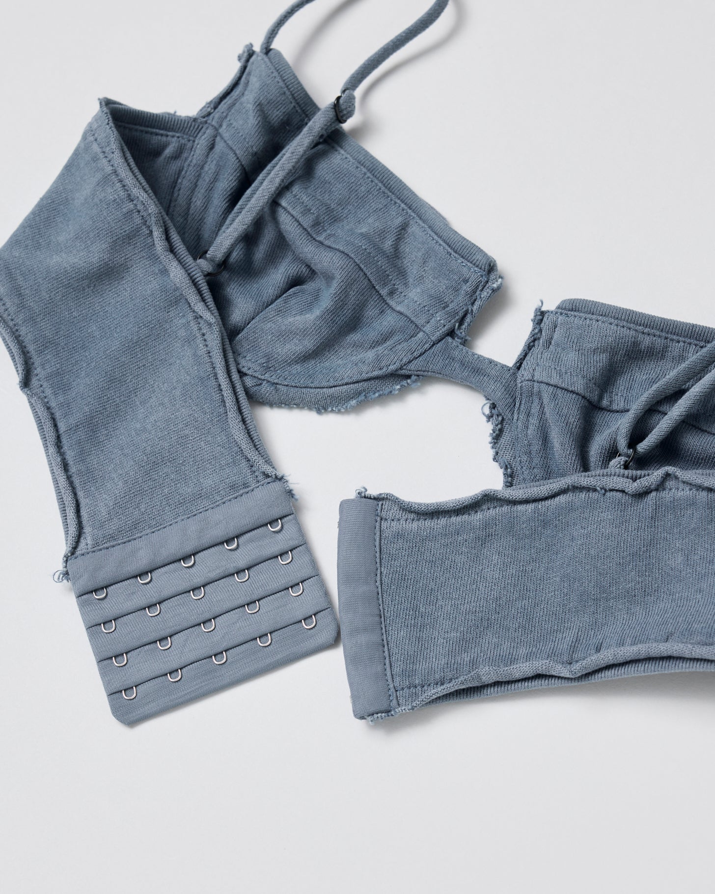 Bralette and Panty Set(Blue gray)