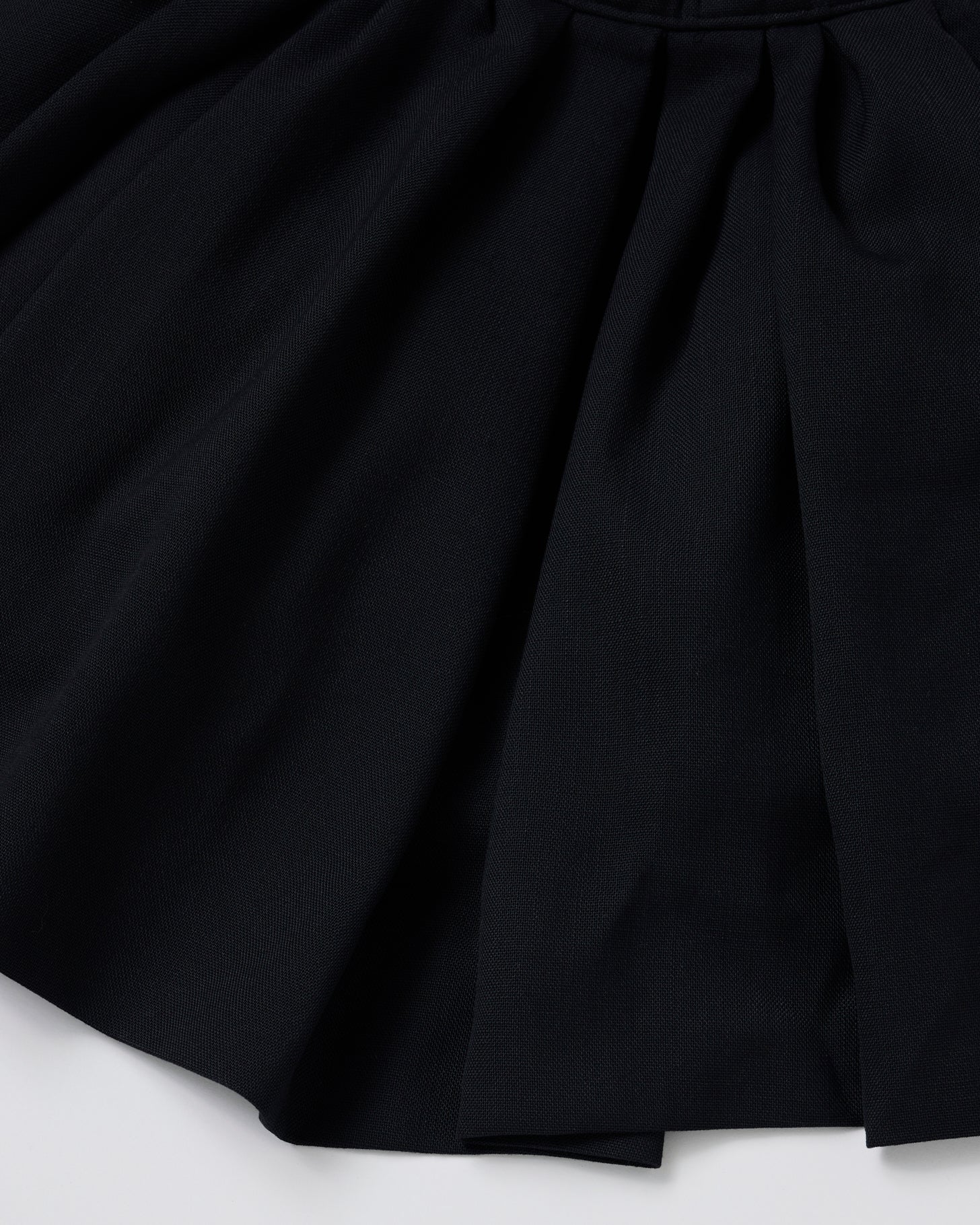 Pleated Pouf Skirt(Navy)