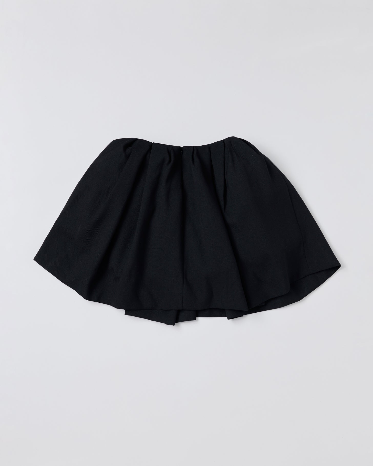 Pleated Pouf Skirt(Navy)