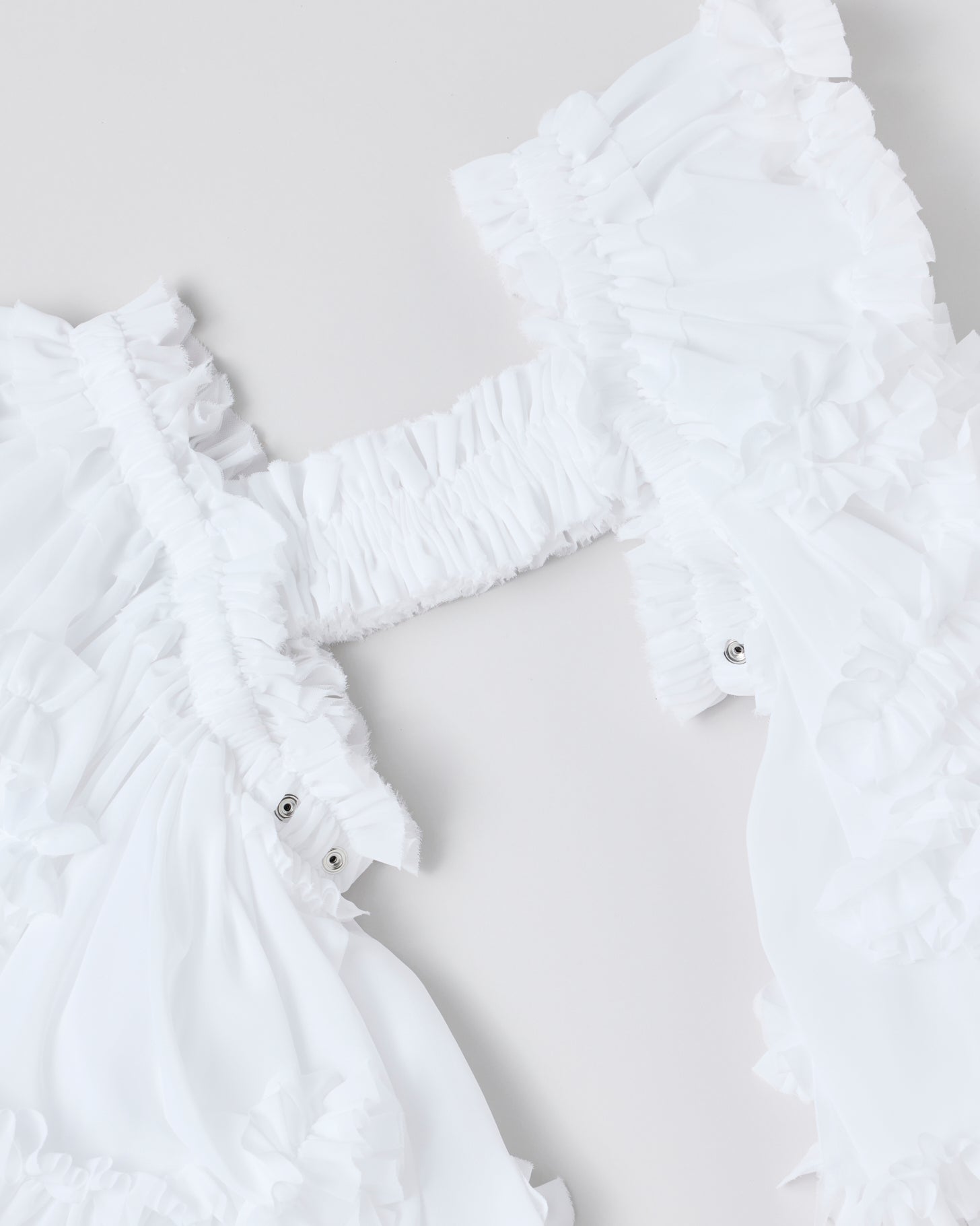 Tulle Frill Bustier(White)