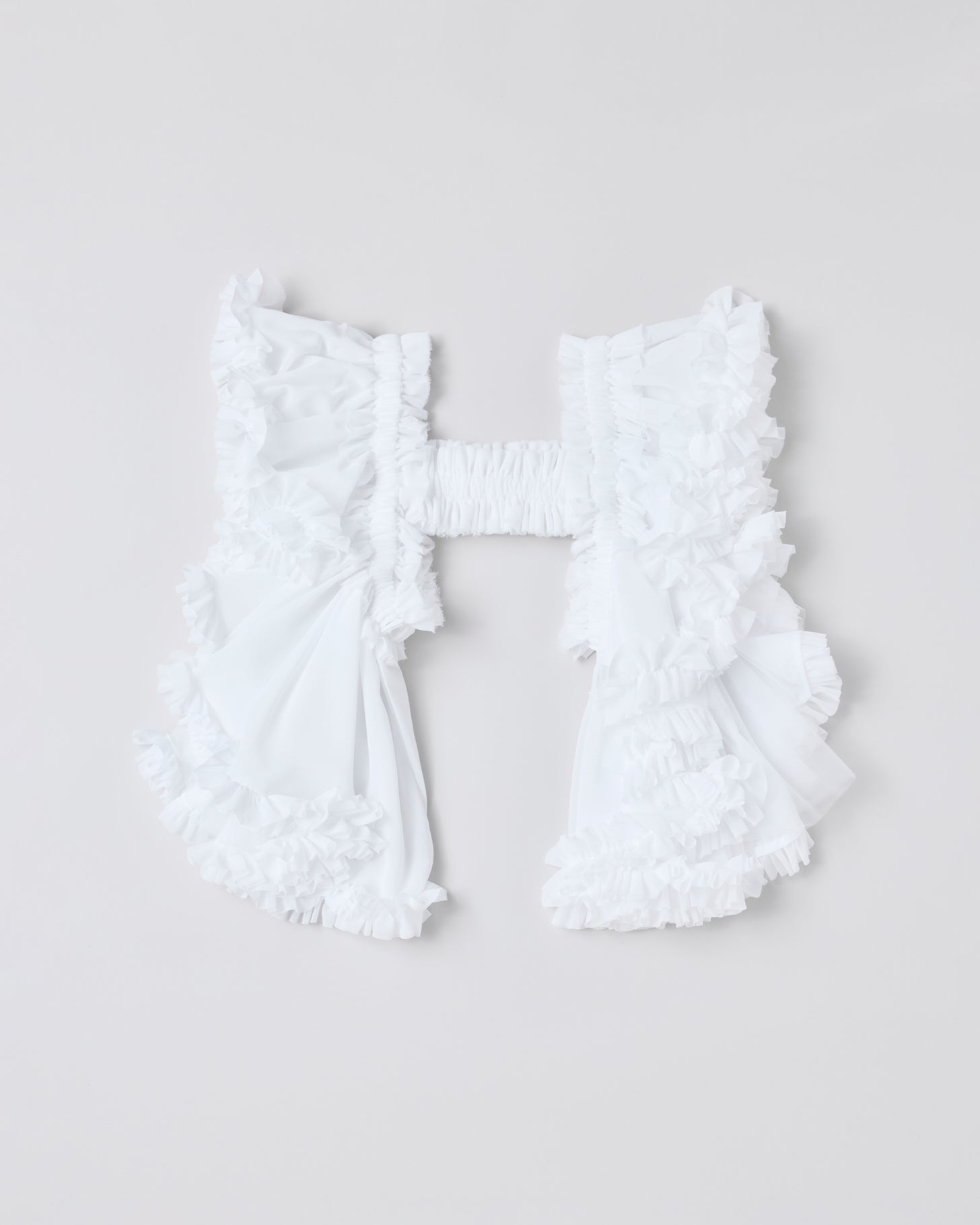 Tulle Frill Bustier(White)