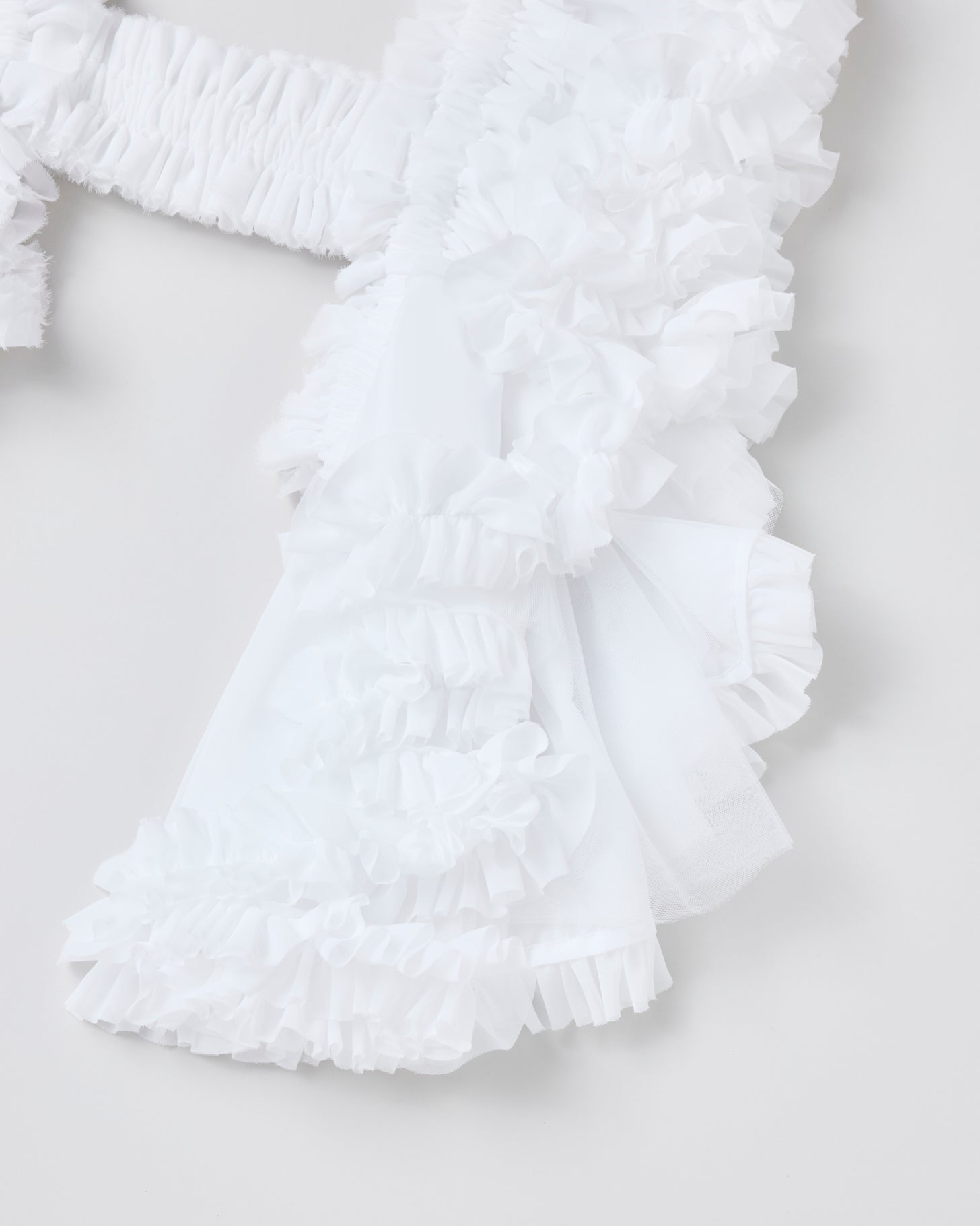 Tulle Frill Bustier(White)