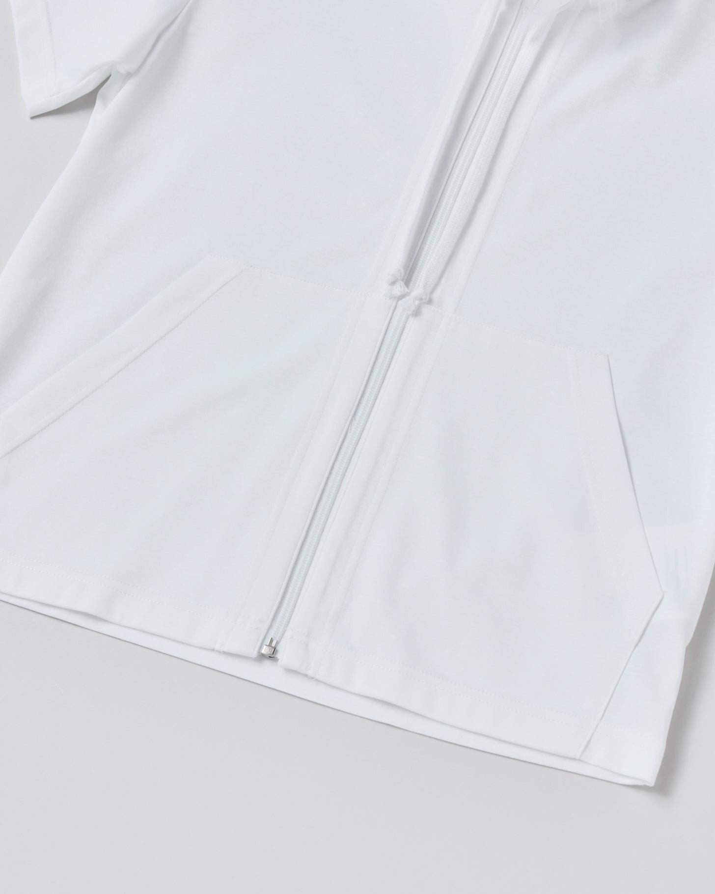 Frill Zip Top(White)