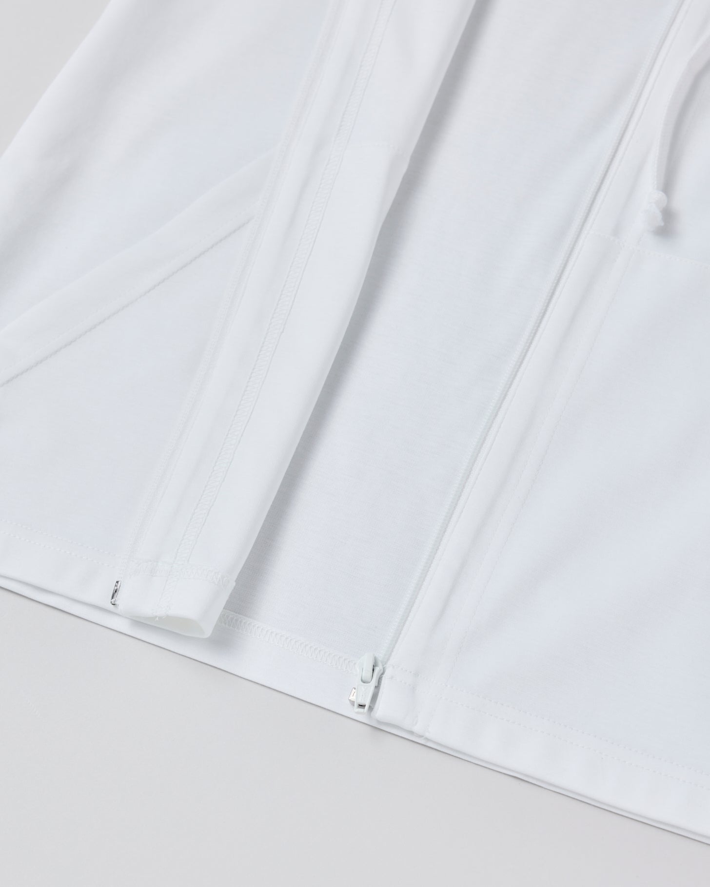 Frill Zip Top(White)