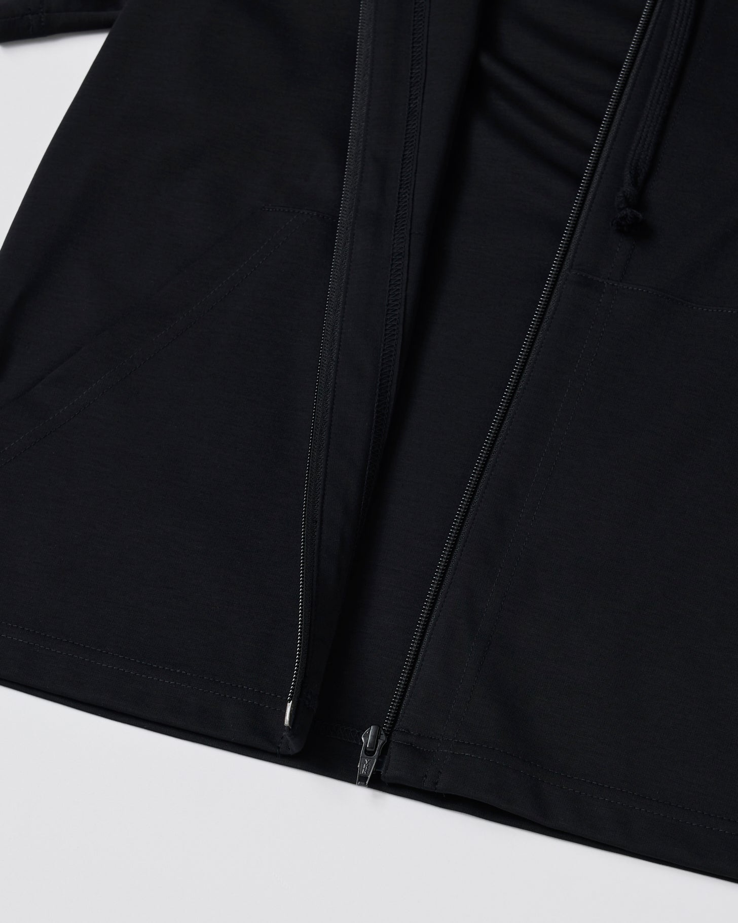 Frill Zip Top(Black)