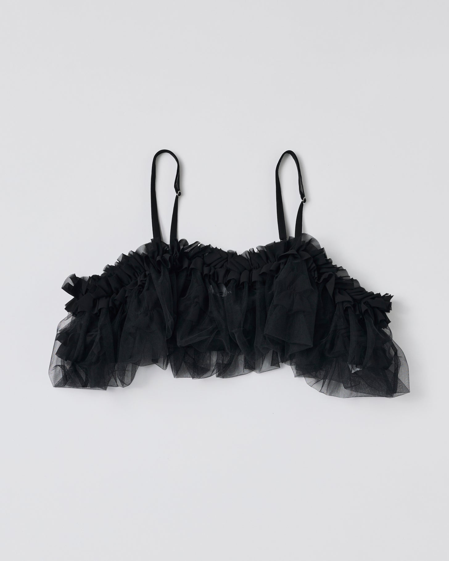 Tulle Camisole Bustier(Black)