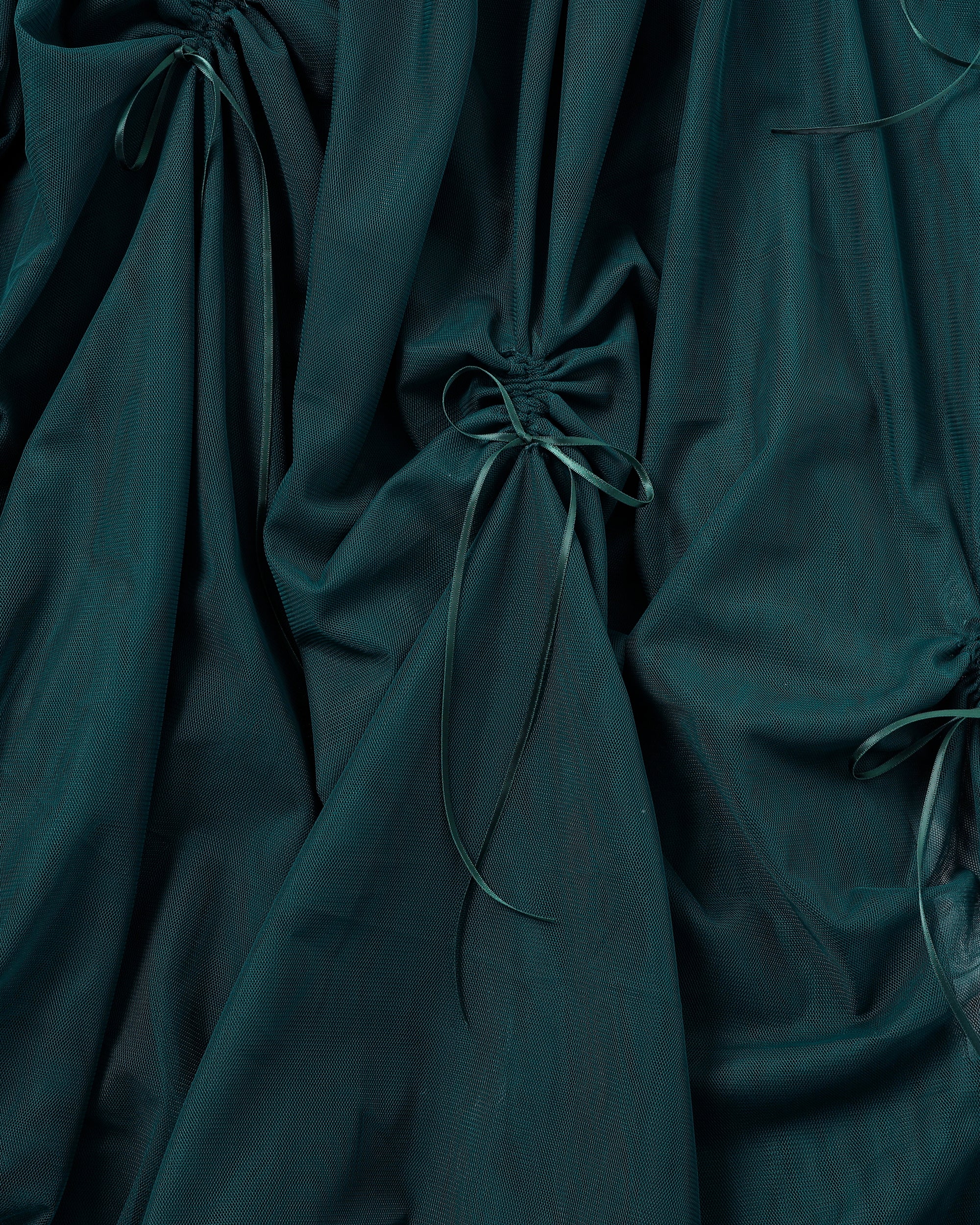 Tulle ribbon dress (green)
