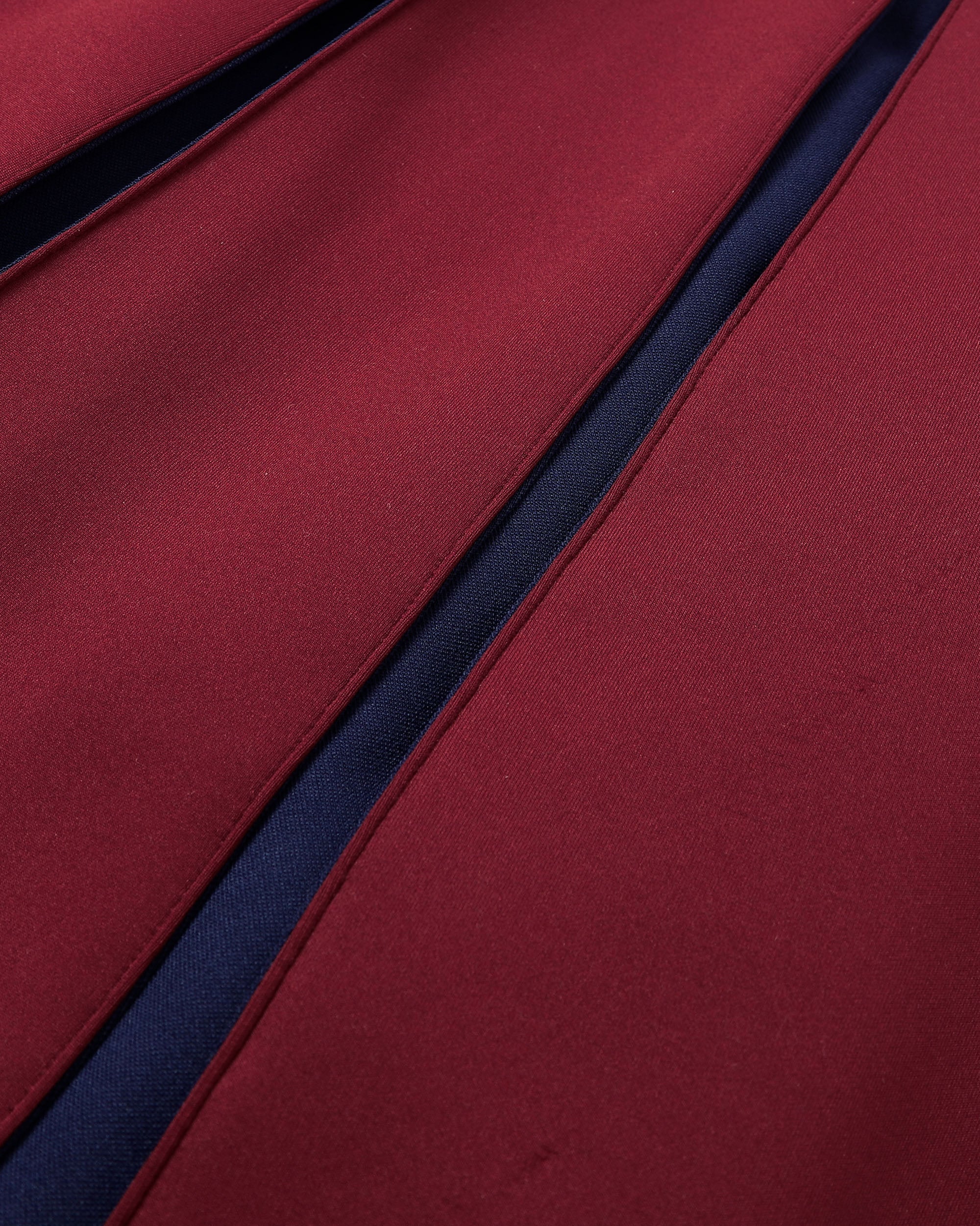 Layered waist jersey skirt (red)
