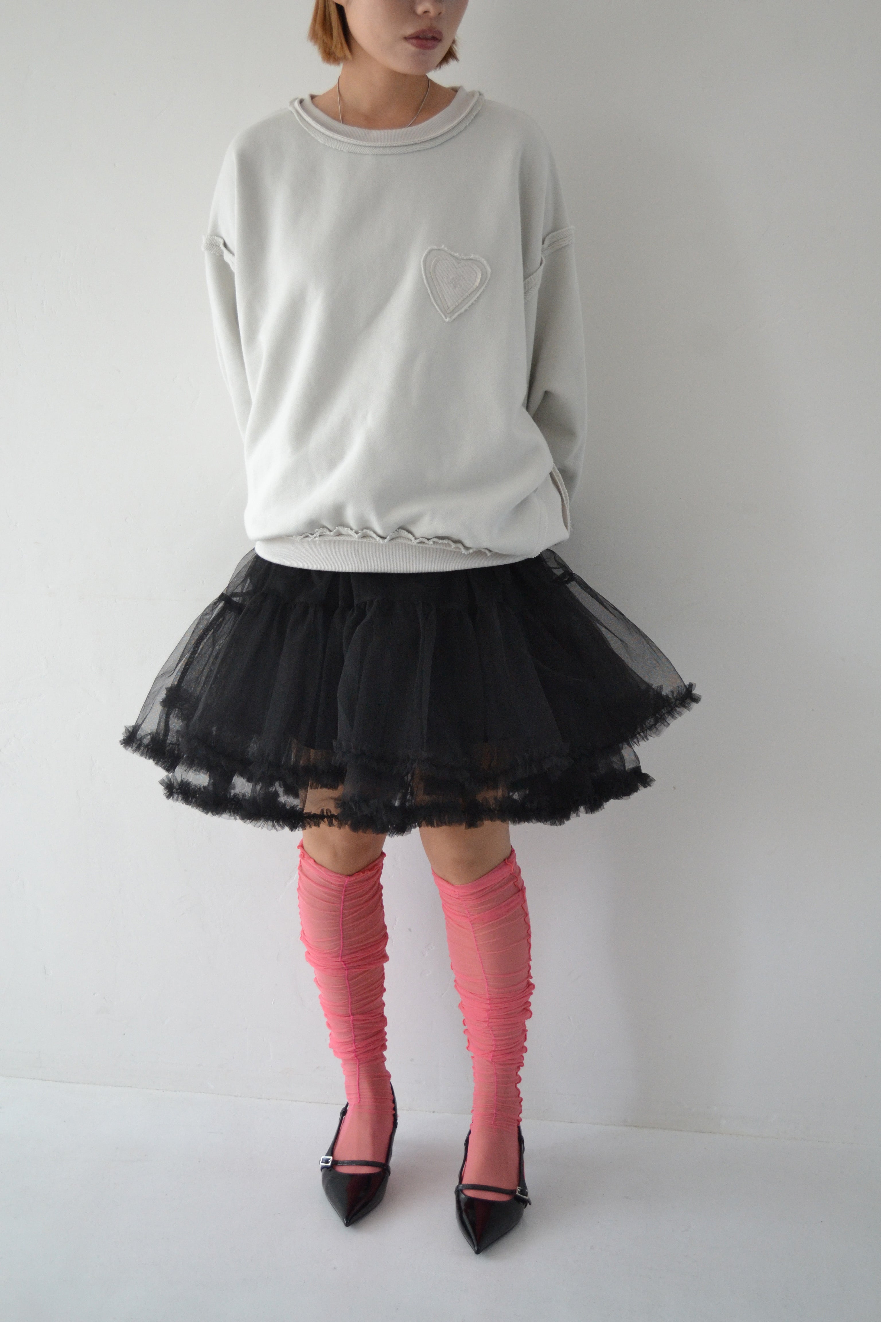 Jersey tutu skirt (black)