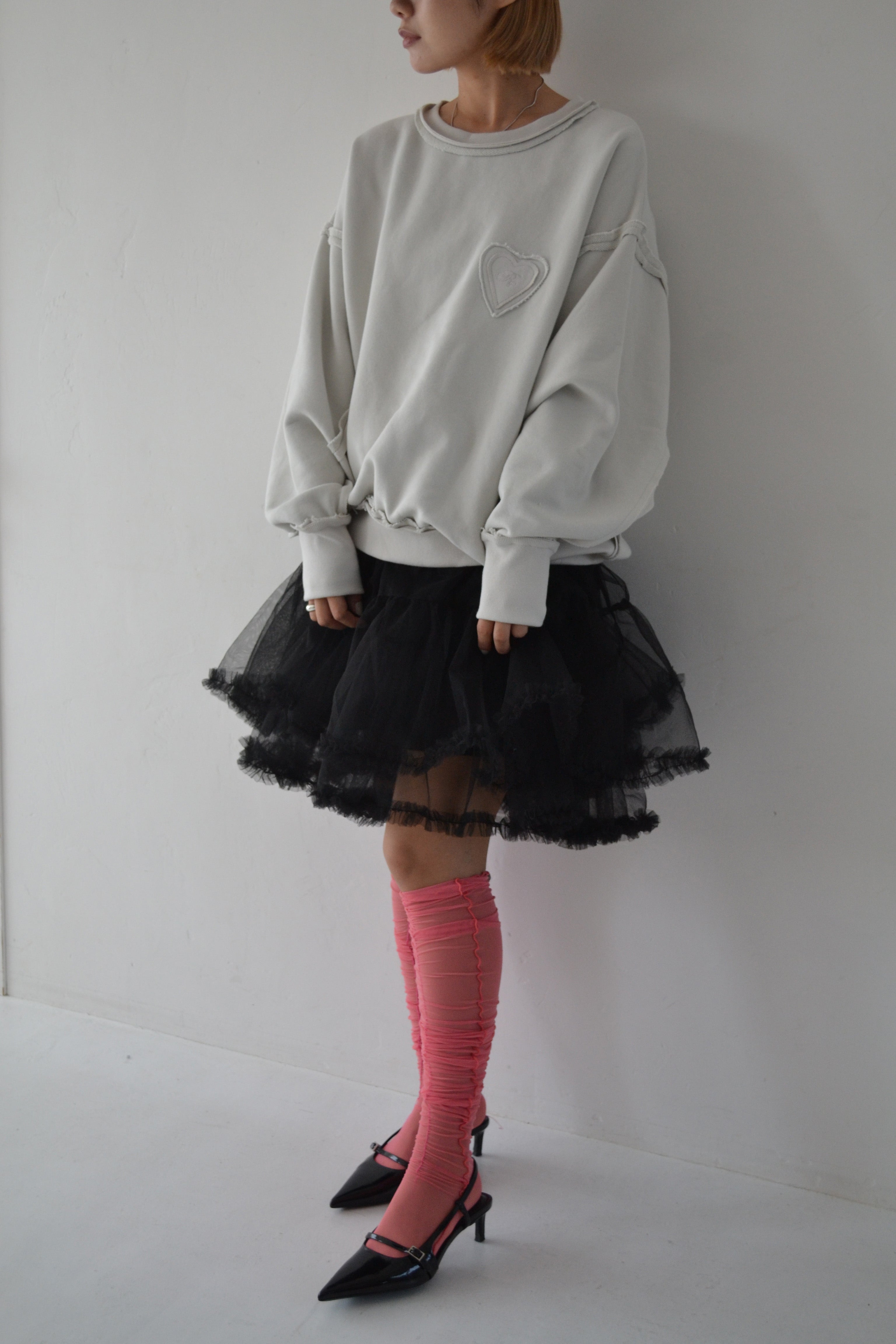 Jersey tutu skirt (black)