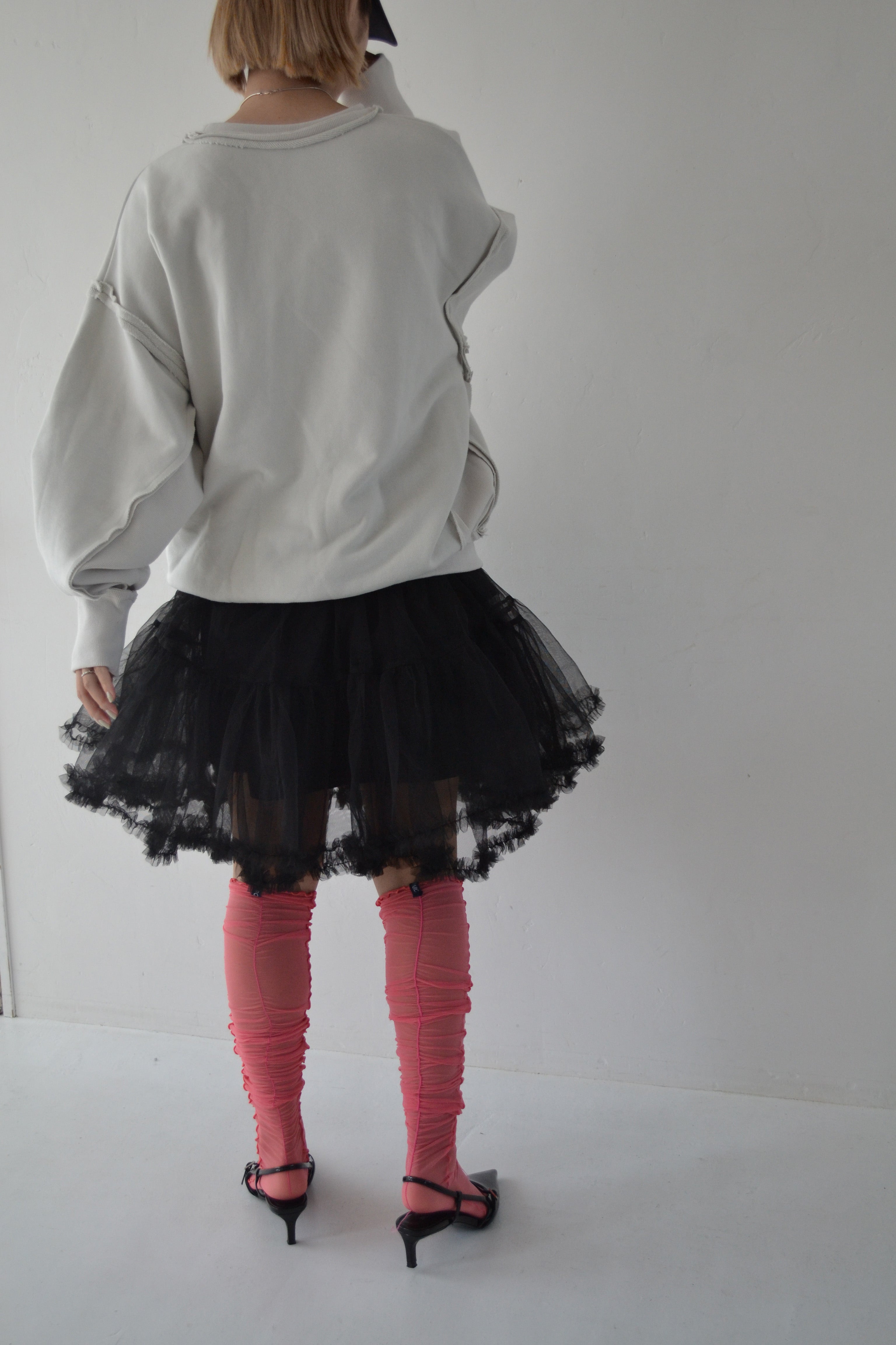 Jersey tutu skirt (black)