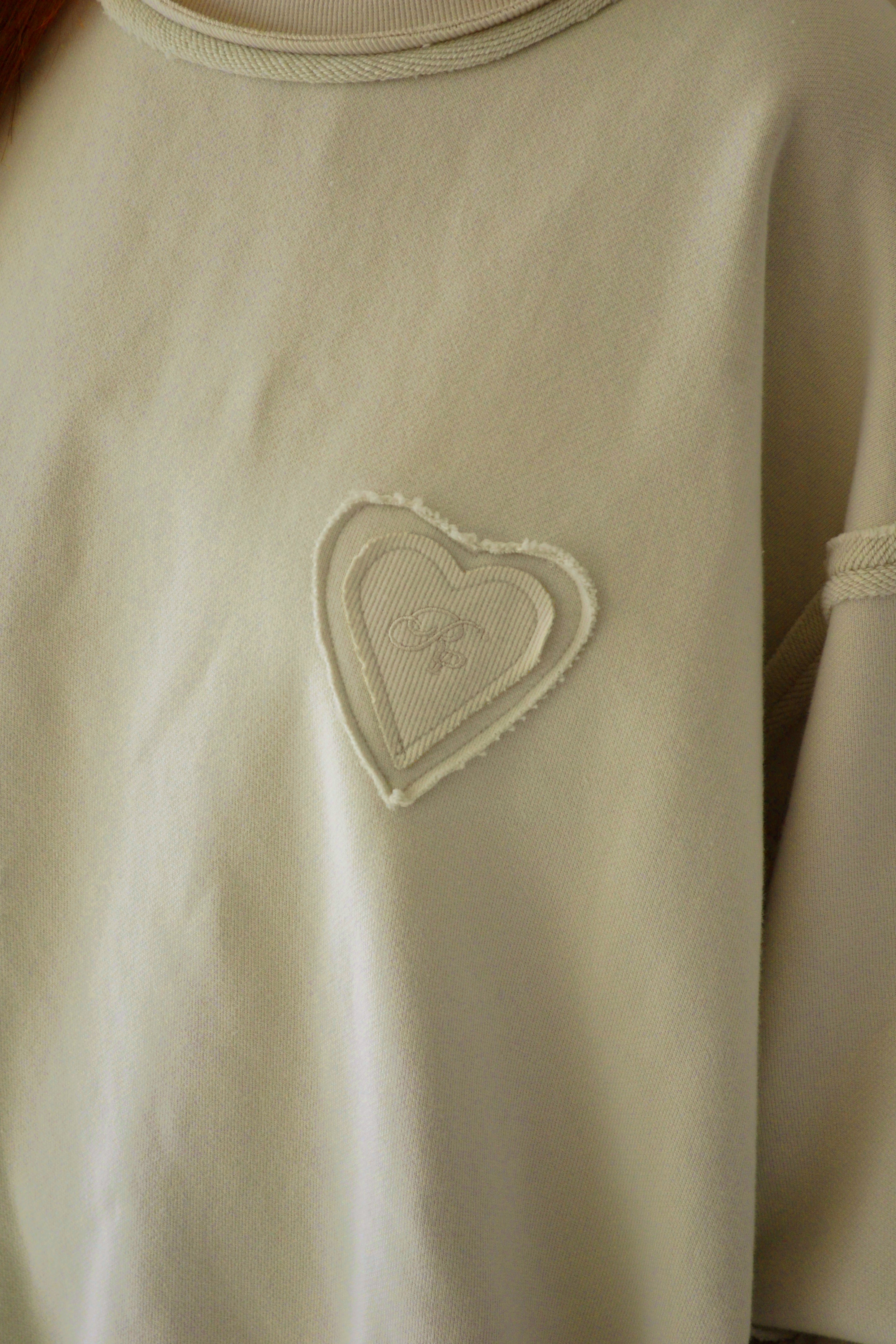 Oversized sweat shirt (butter yellow)