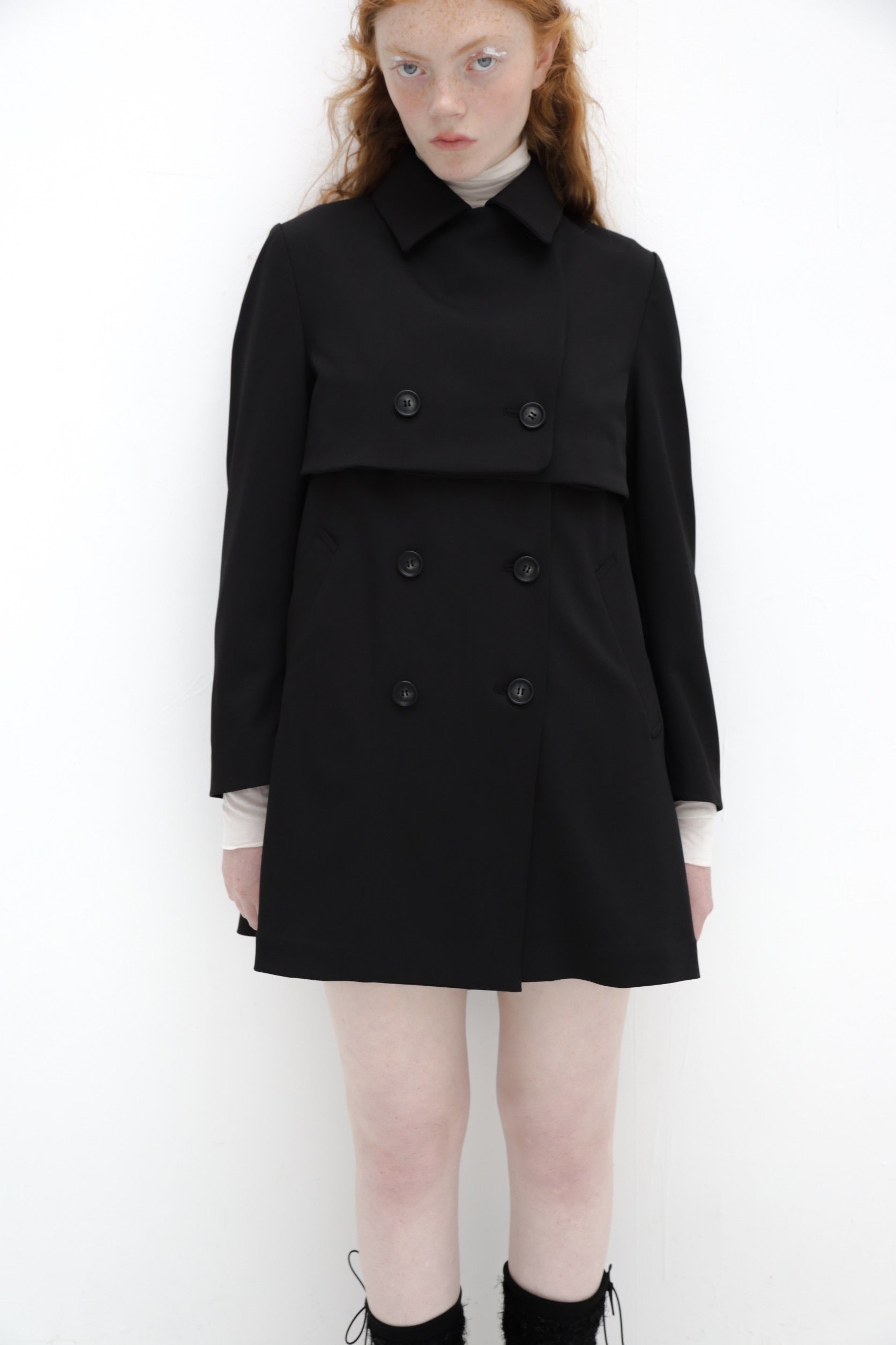 UNI cropped jacket (gray)