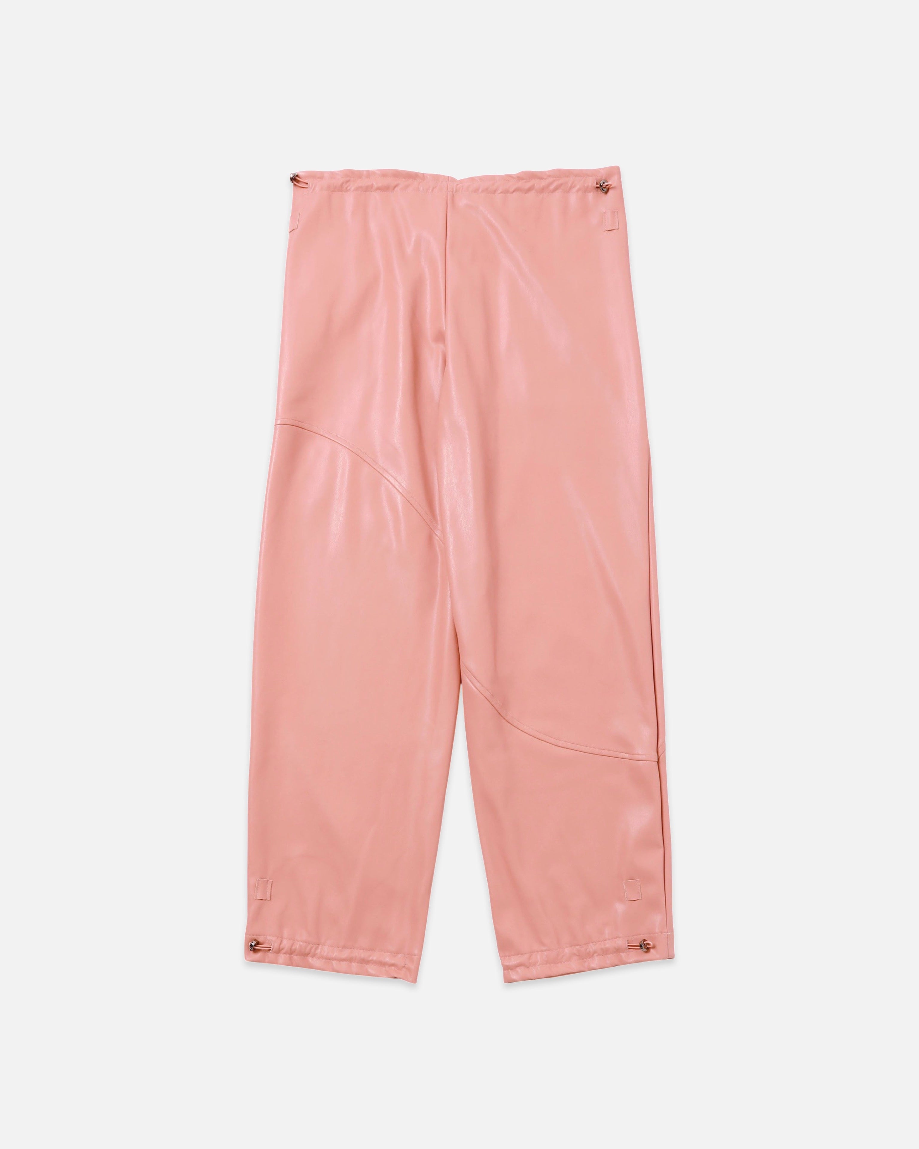Curve leather pants (pink)