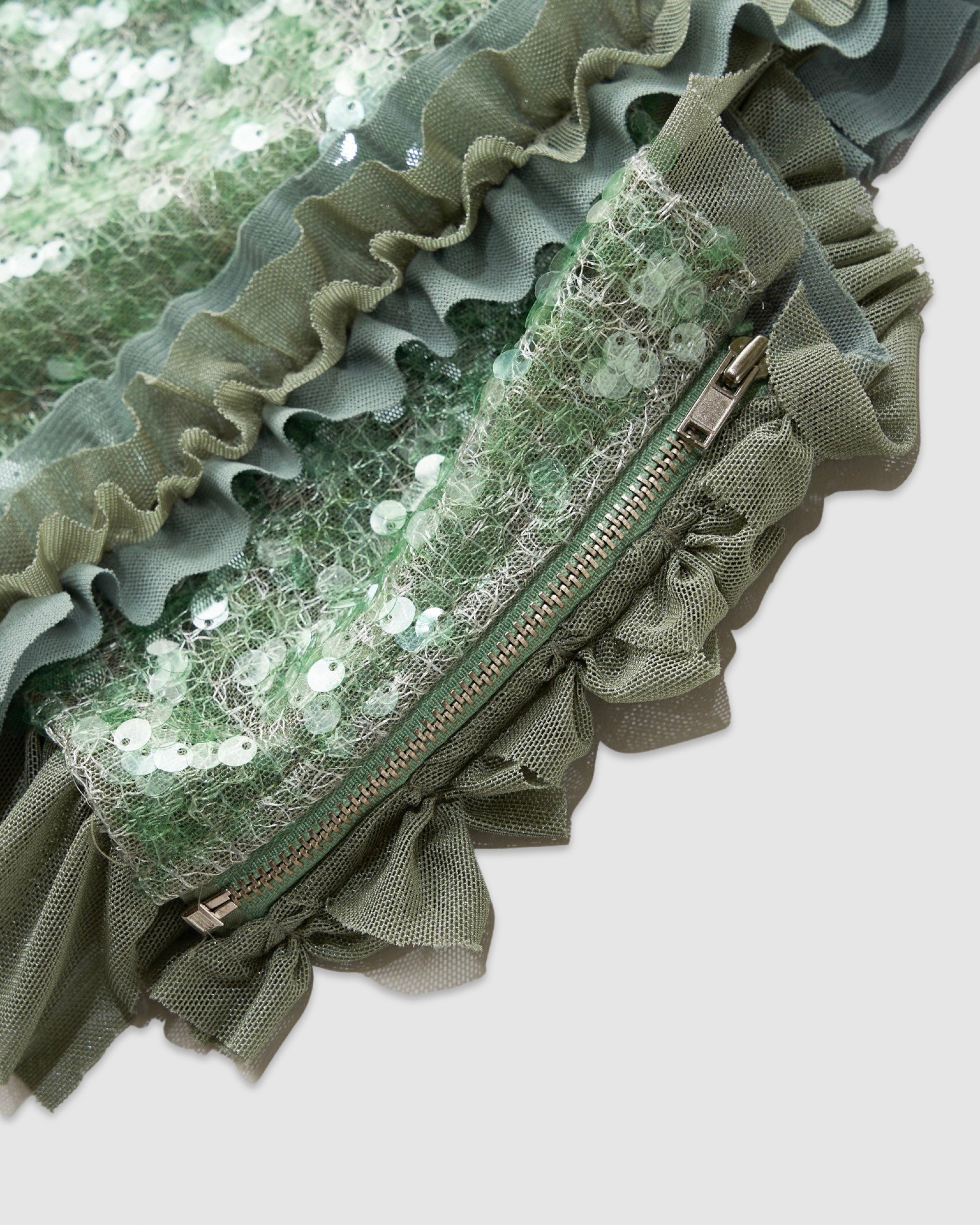 2way spangle bustier (green)