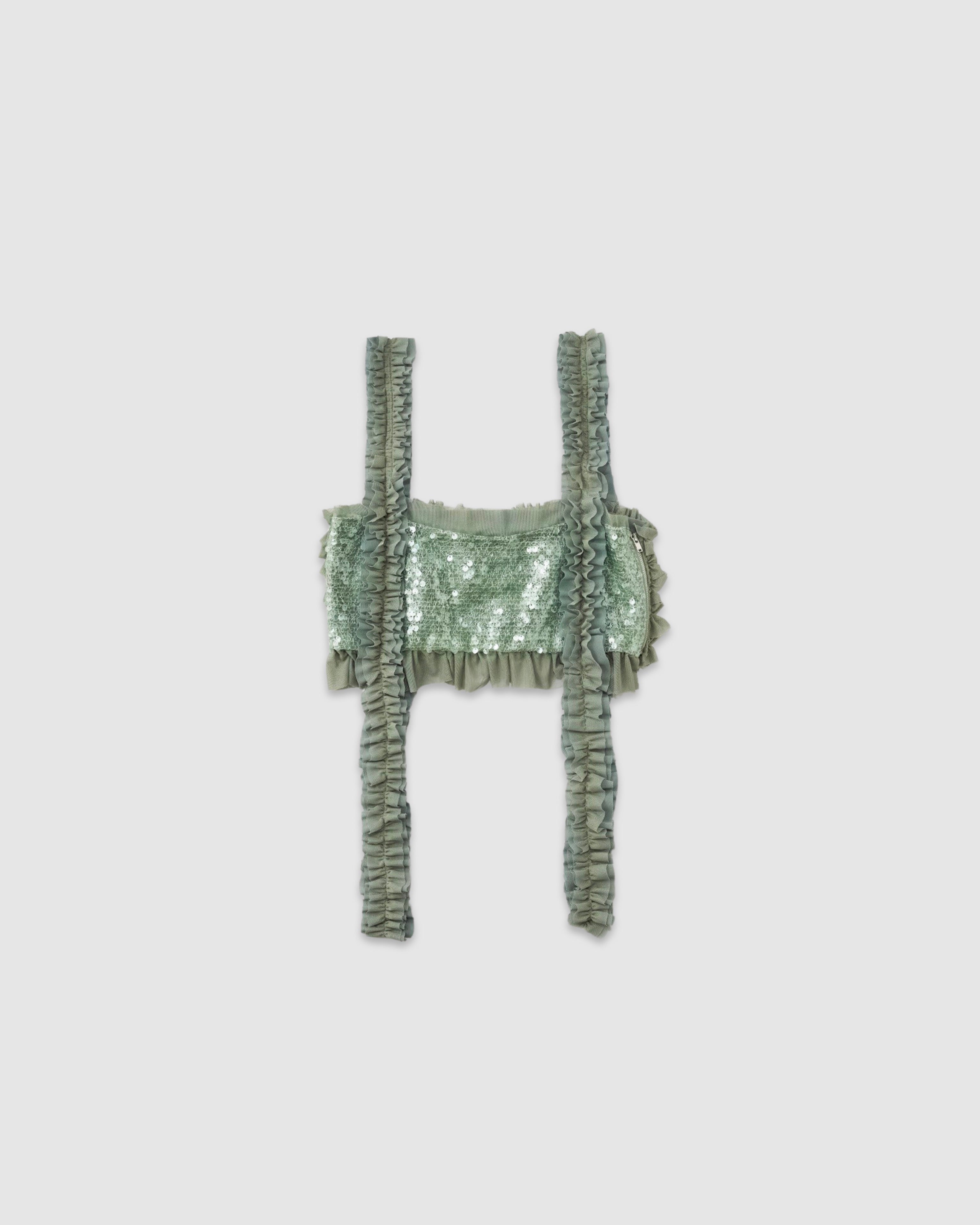 2way spangle bustier (green)