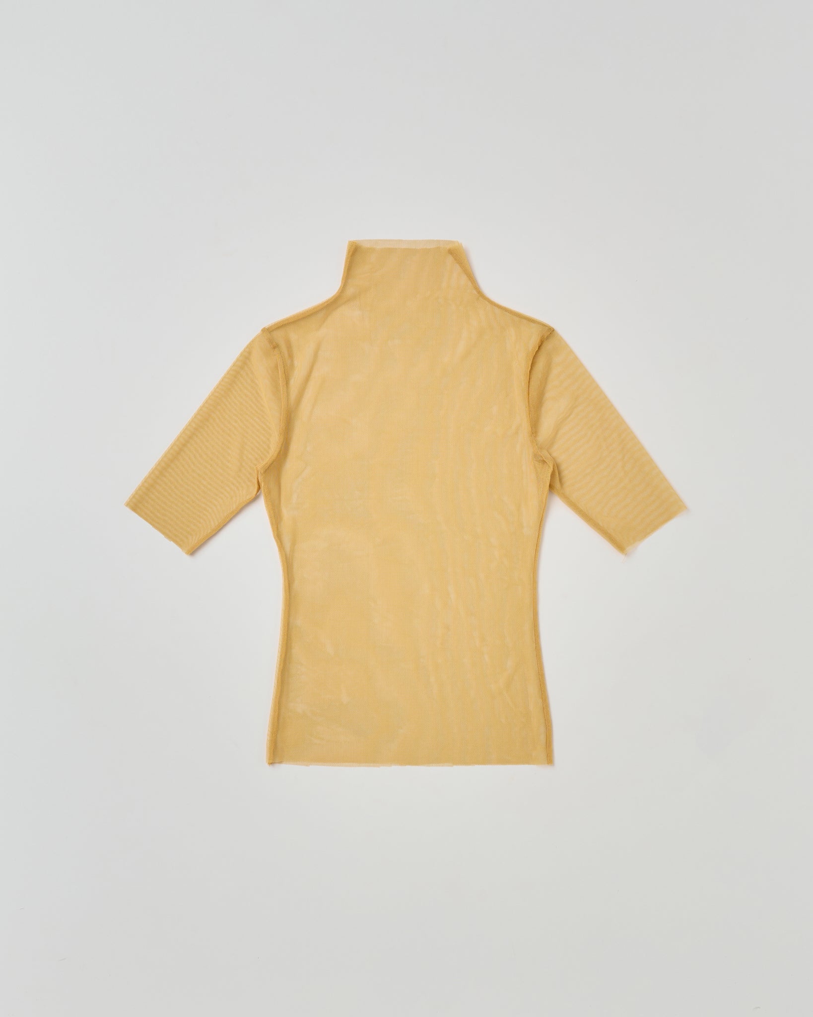 Multiway turtleneck top (khaki×yellow)