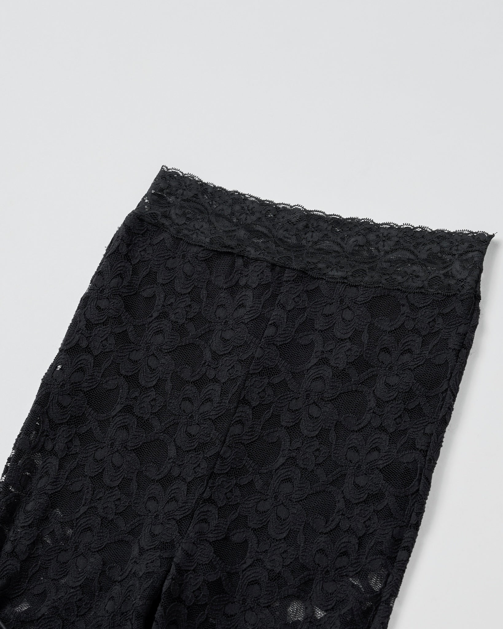 3way lace leggings (black)