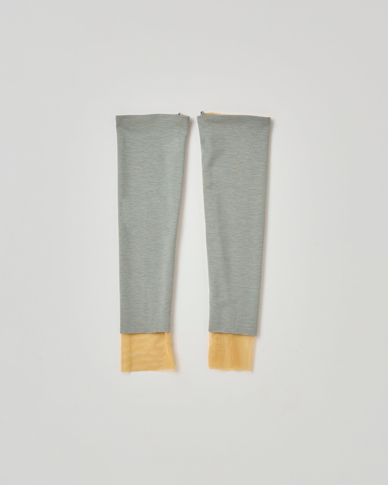 Multiway turtleneck top (khaki×yellow)