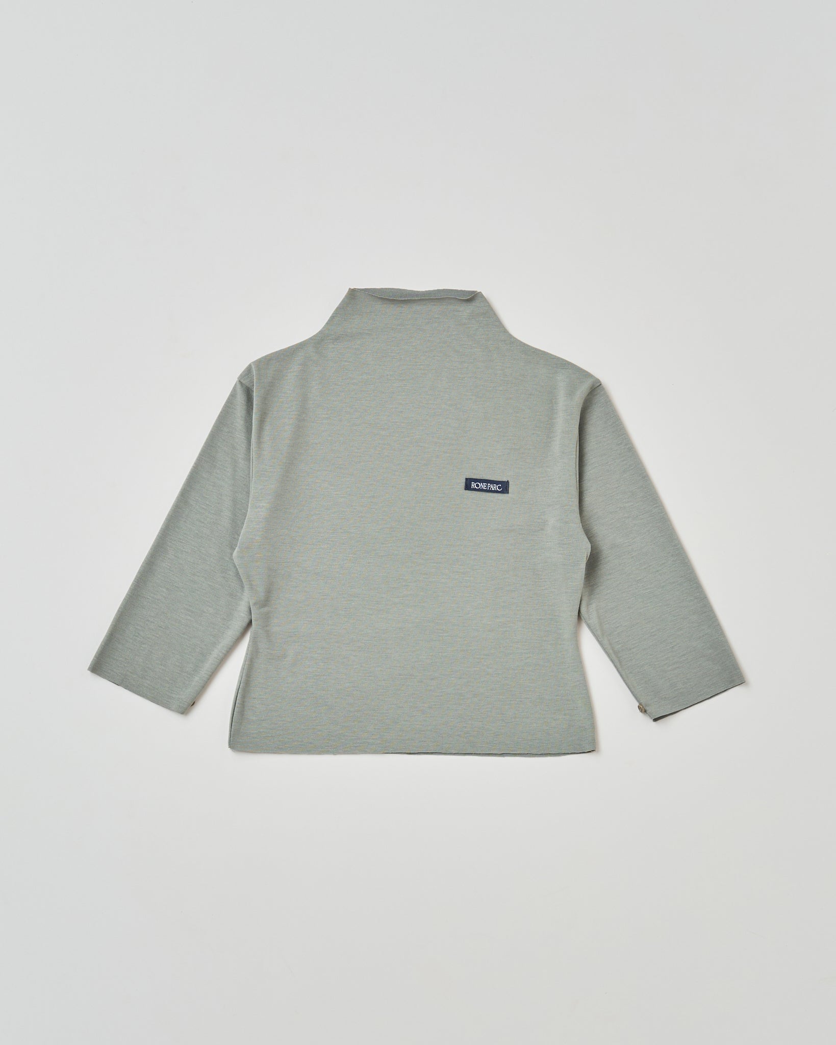 Multiway turtleneck top (khaki×yellow)