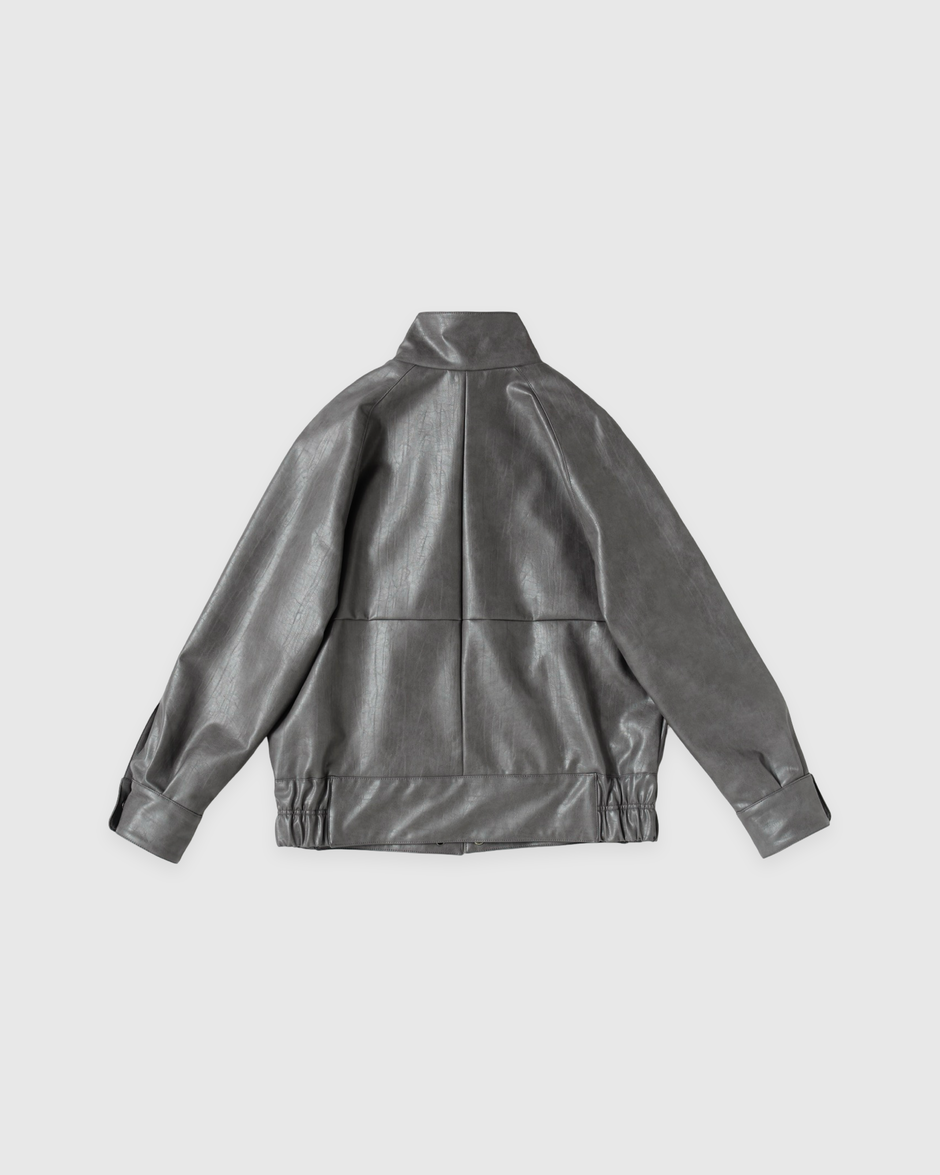 Leather jacket (charcoal)