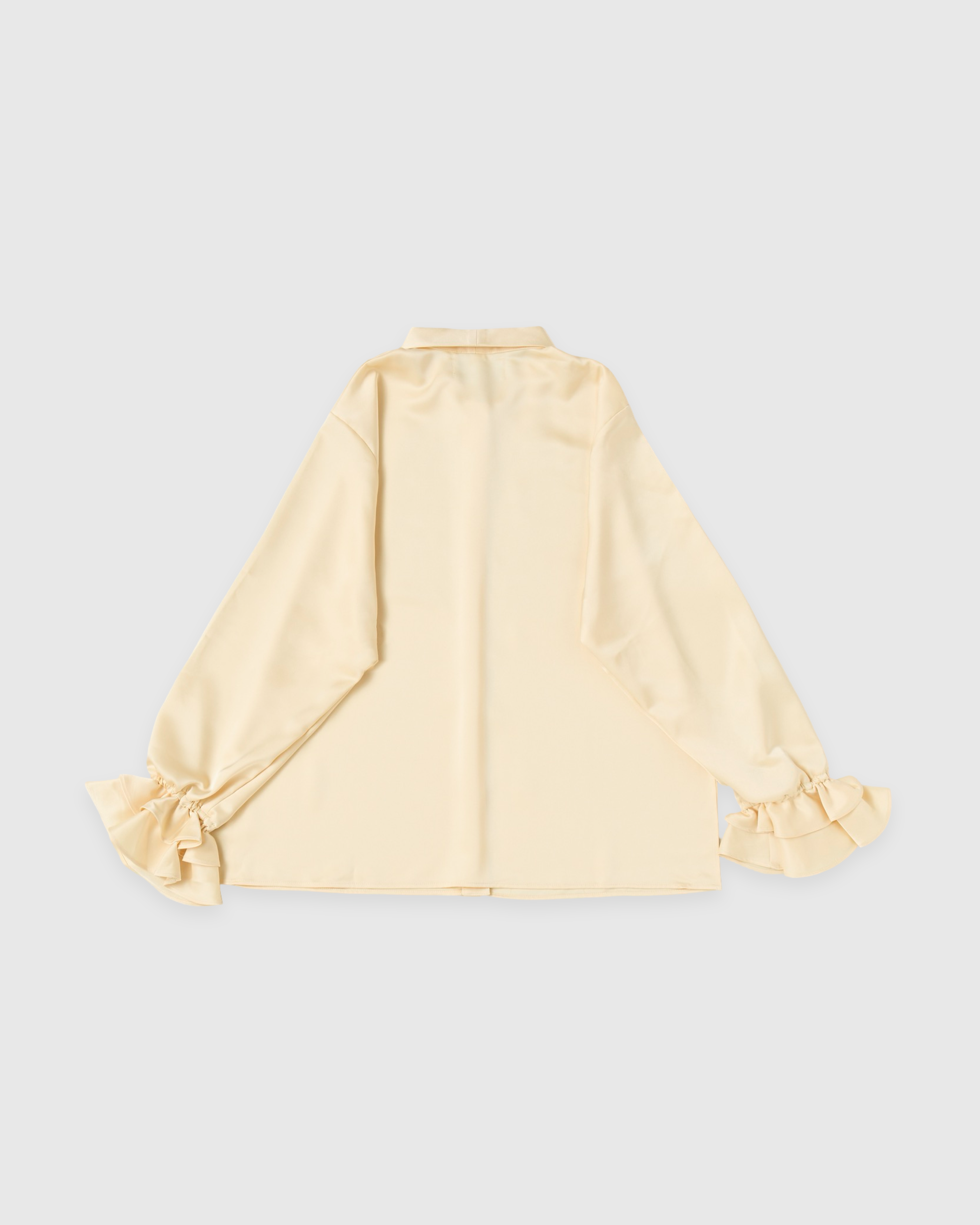2way ruffle shirt (butter yellow)