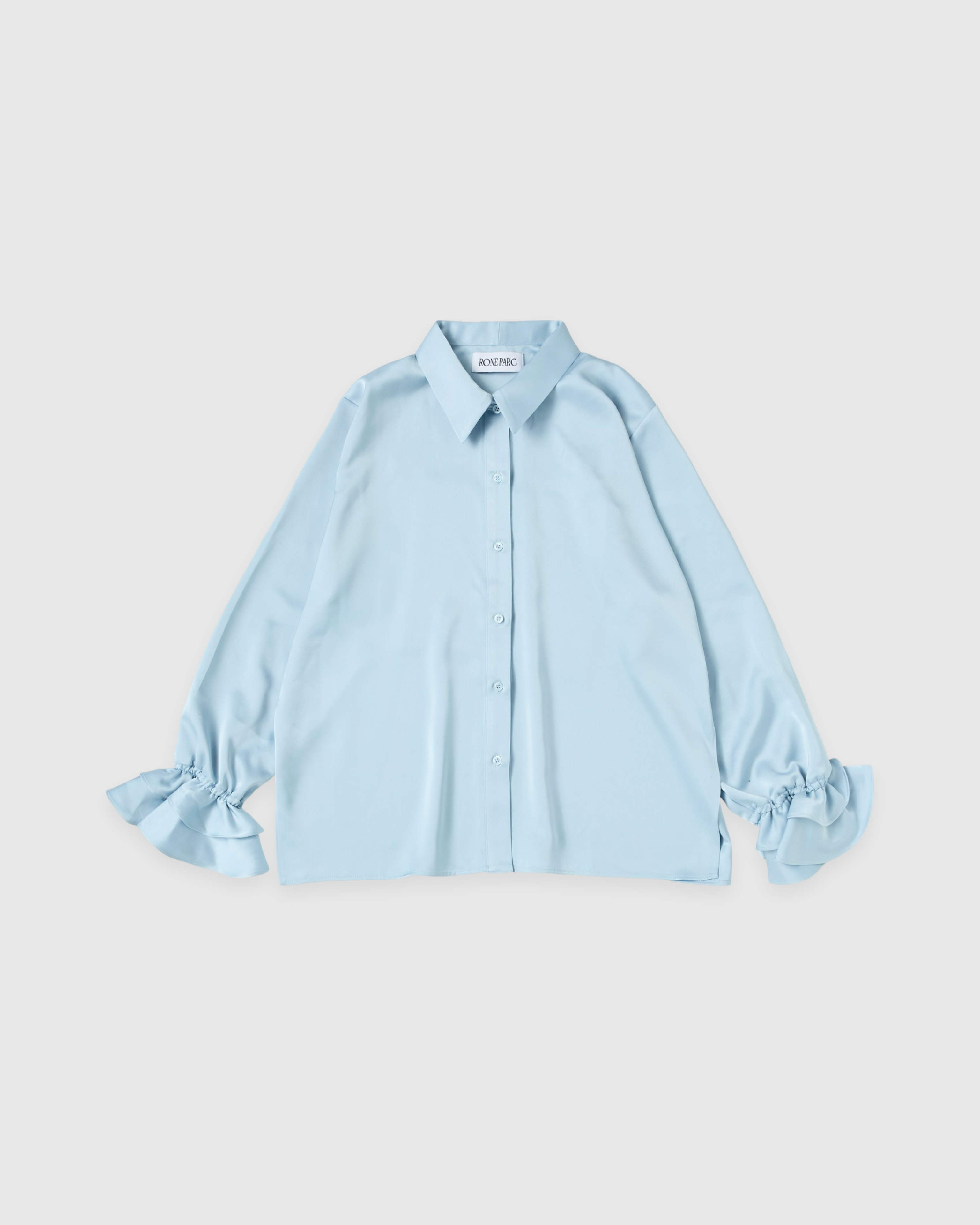 2way ruffle shirt (light blue)