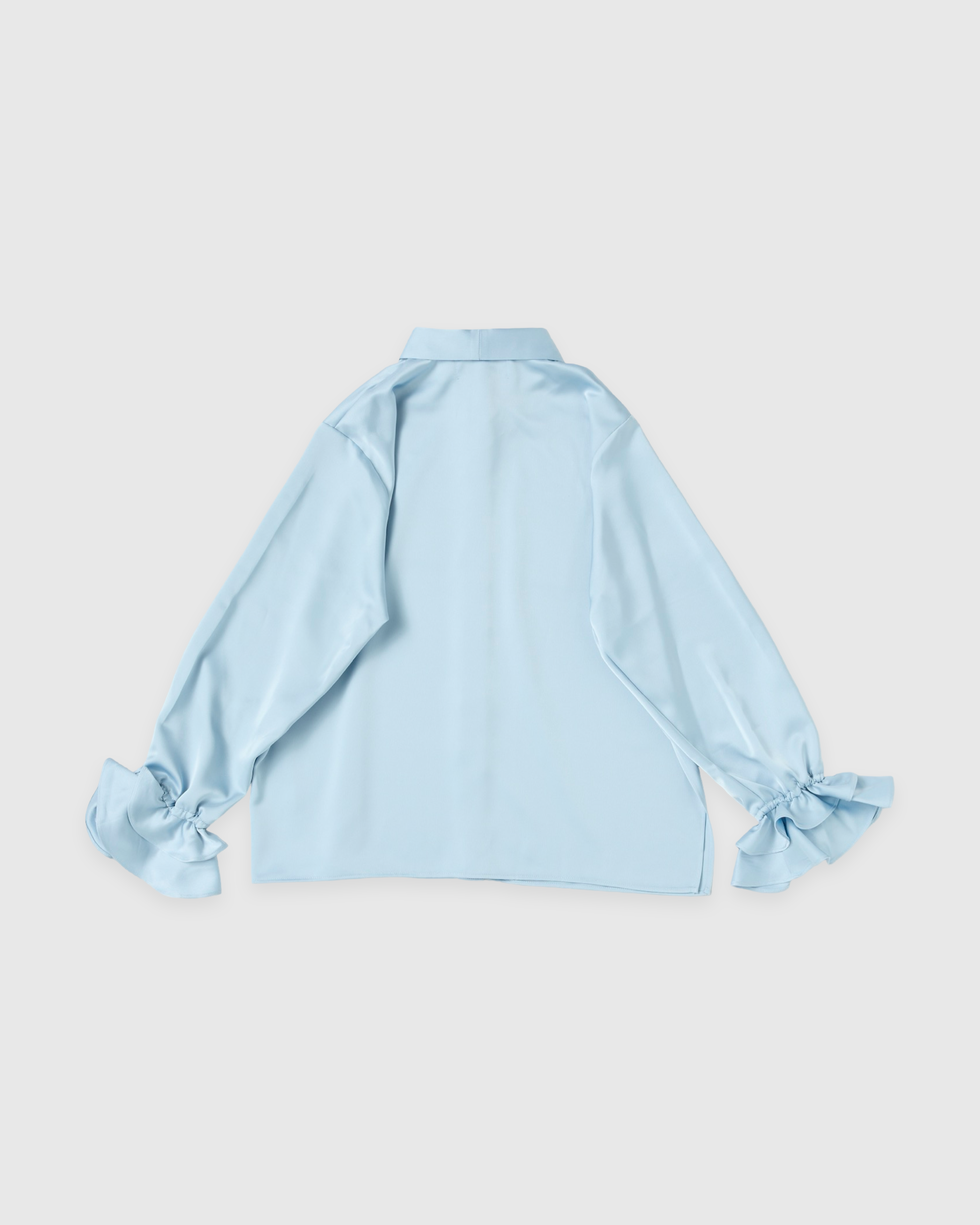 2way ruffle shirt (light blue)
