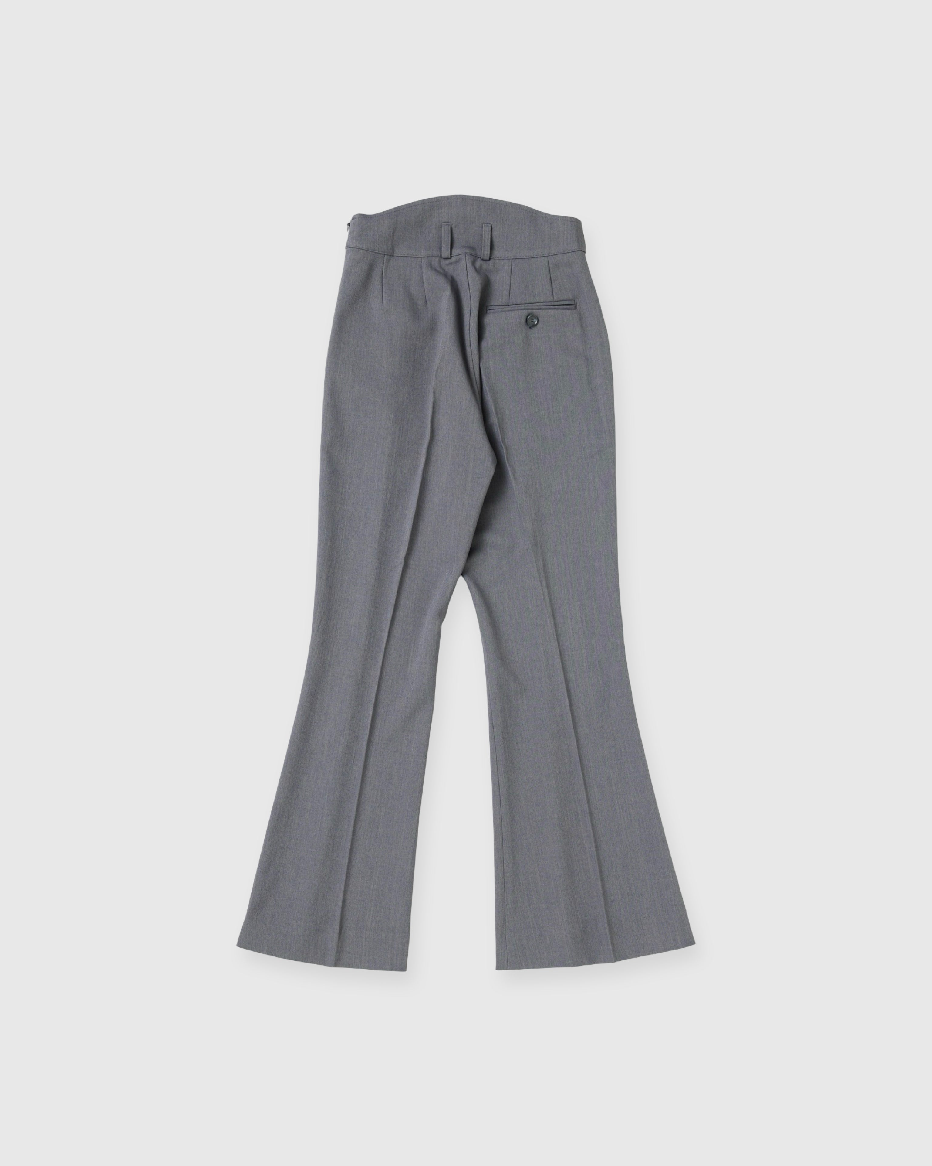 UNI lip slacks (gray)