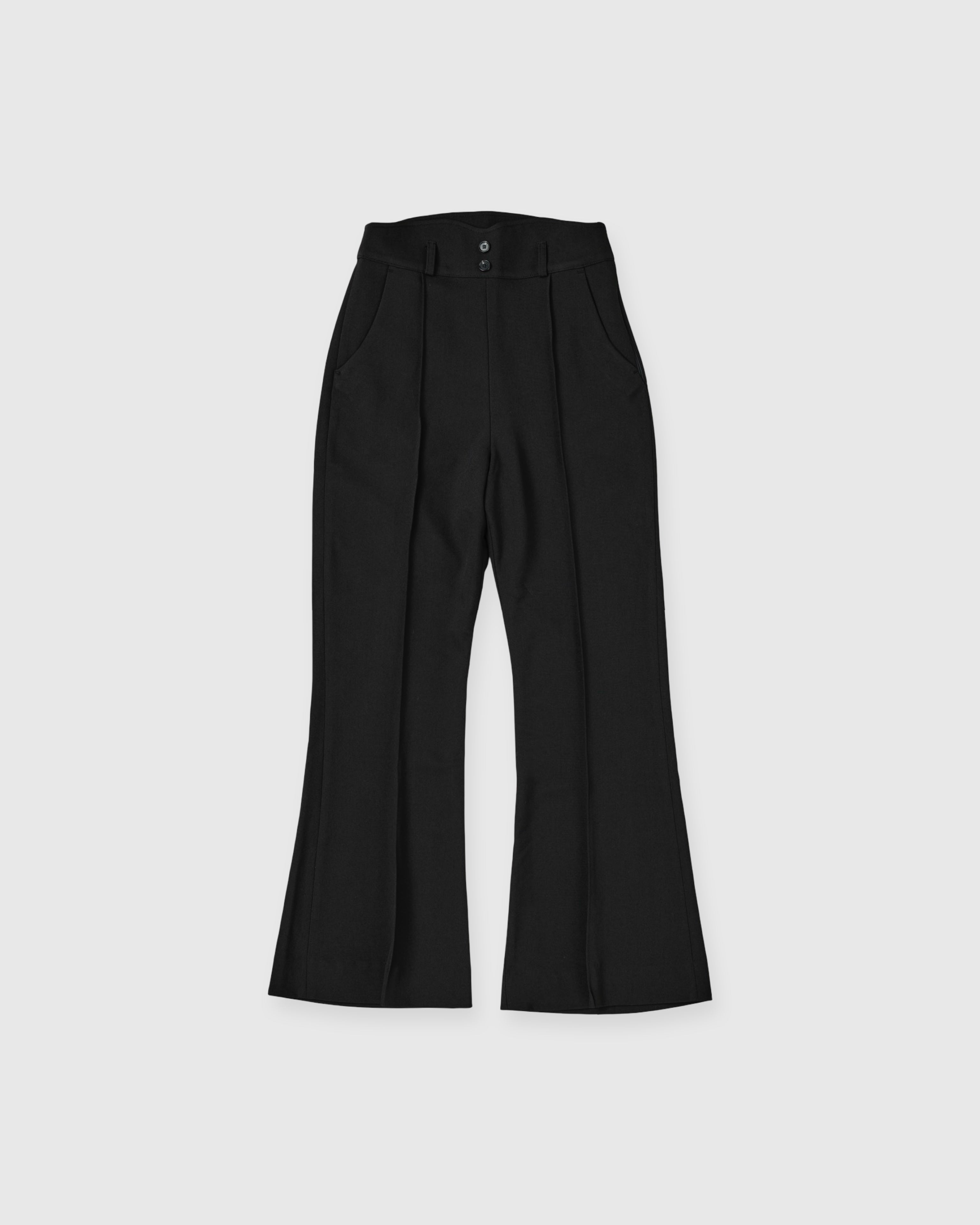 UNI lip slacks (black)
